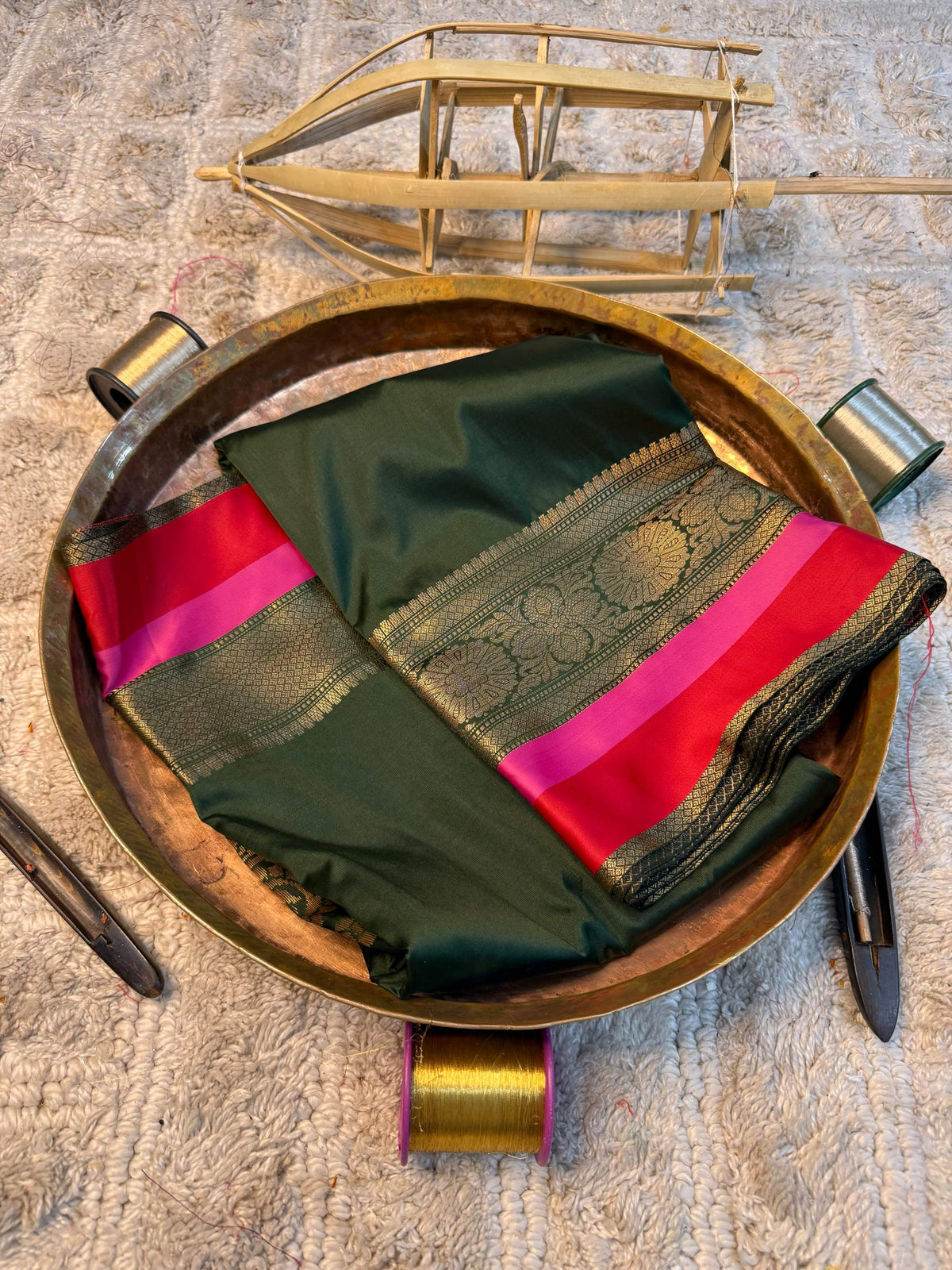 Heritage Soft Banarasi Silk Rich Zari Work Saree
