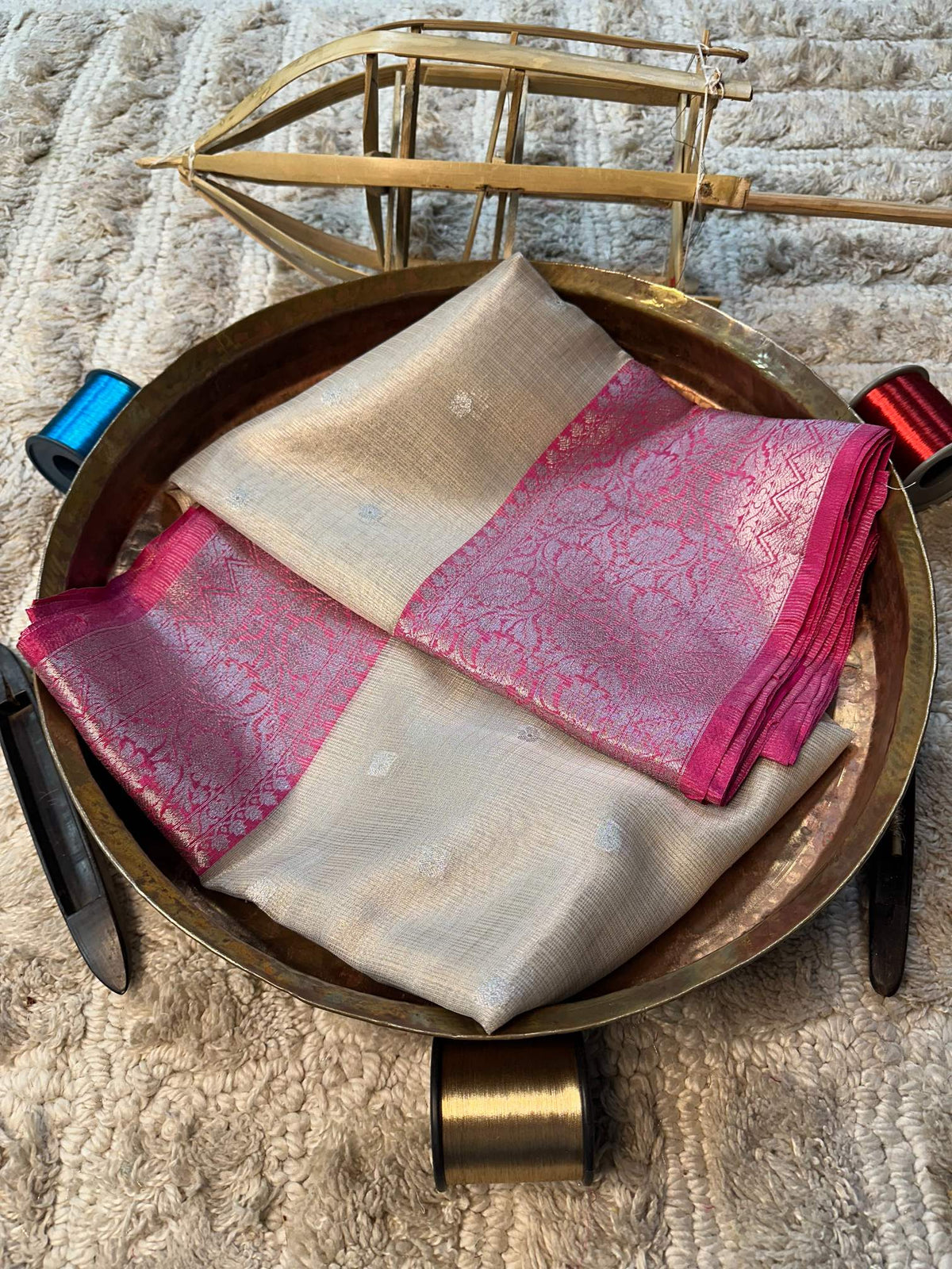 Eccentric zari weave Softsilk Banarasi Saree