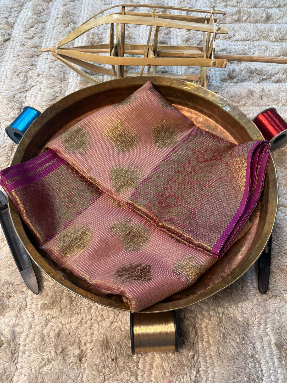 Eccentric zari weave Softsilk Banarasi Saree
