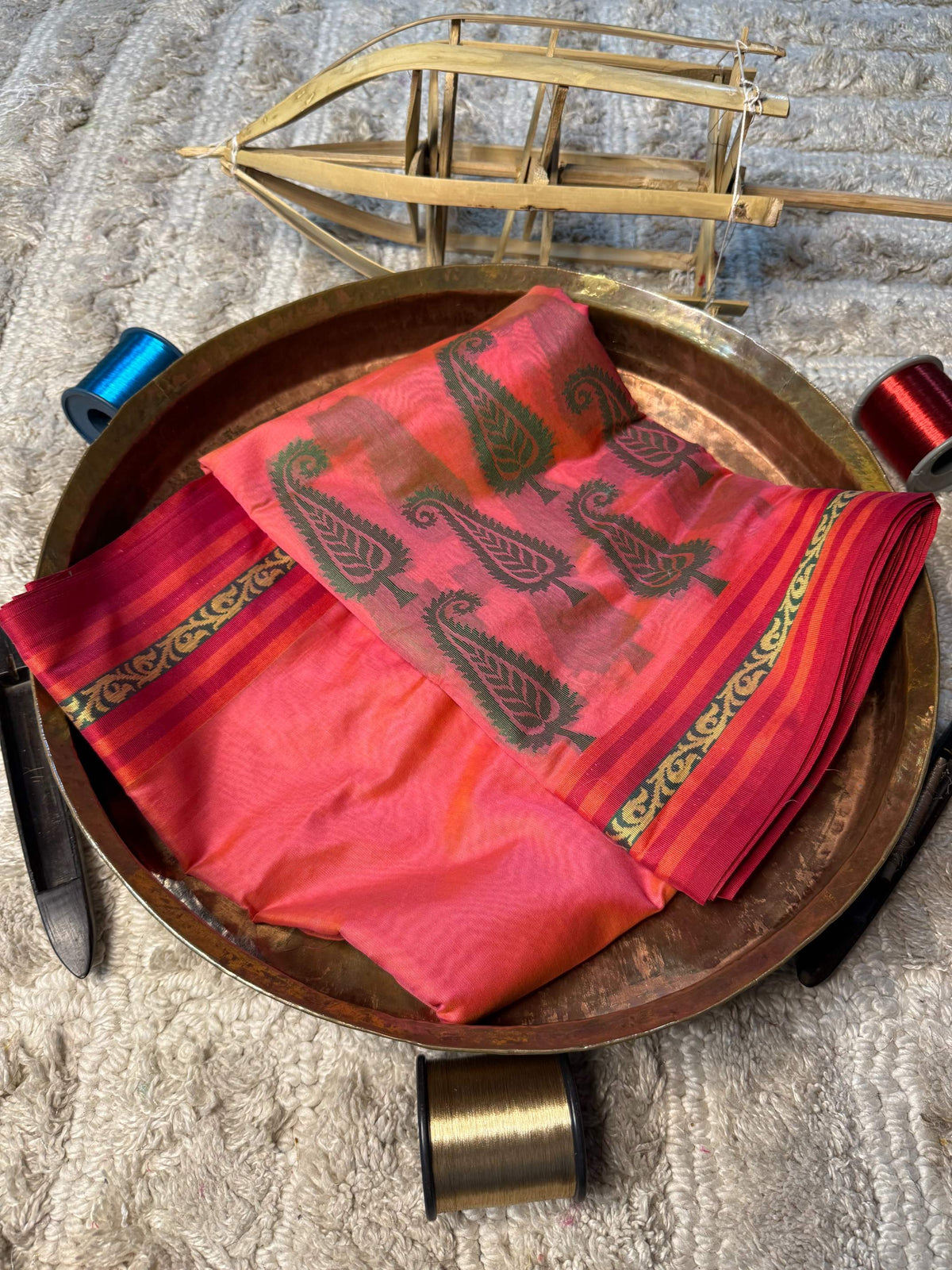 Eccentric zari weave Softsilk Banarasi Saree
