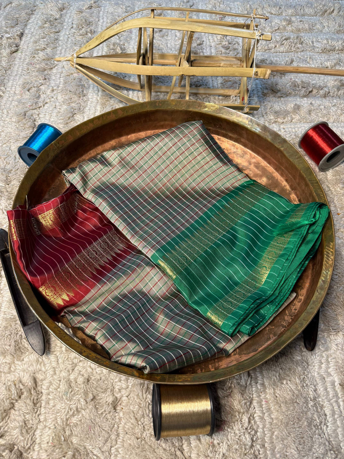 Eccentric zari weave Softsilk Banarasi Saree