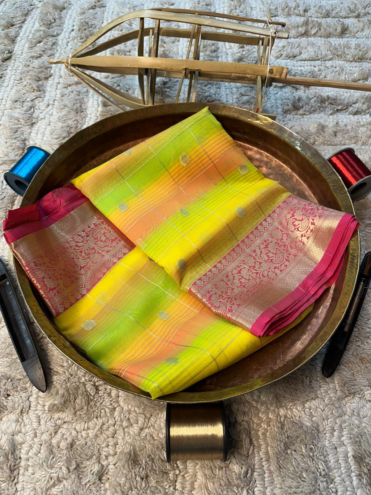 Eccentric zari weave Softsilk Banarasi Saree