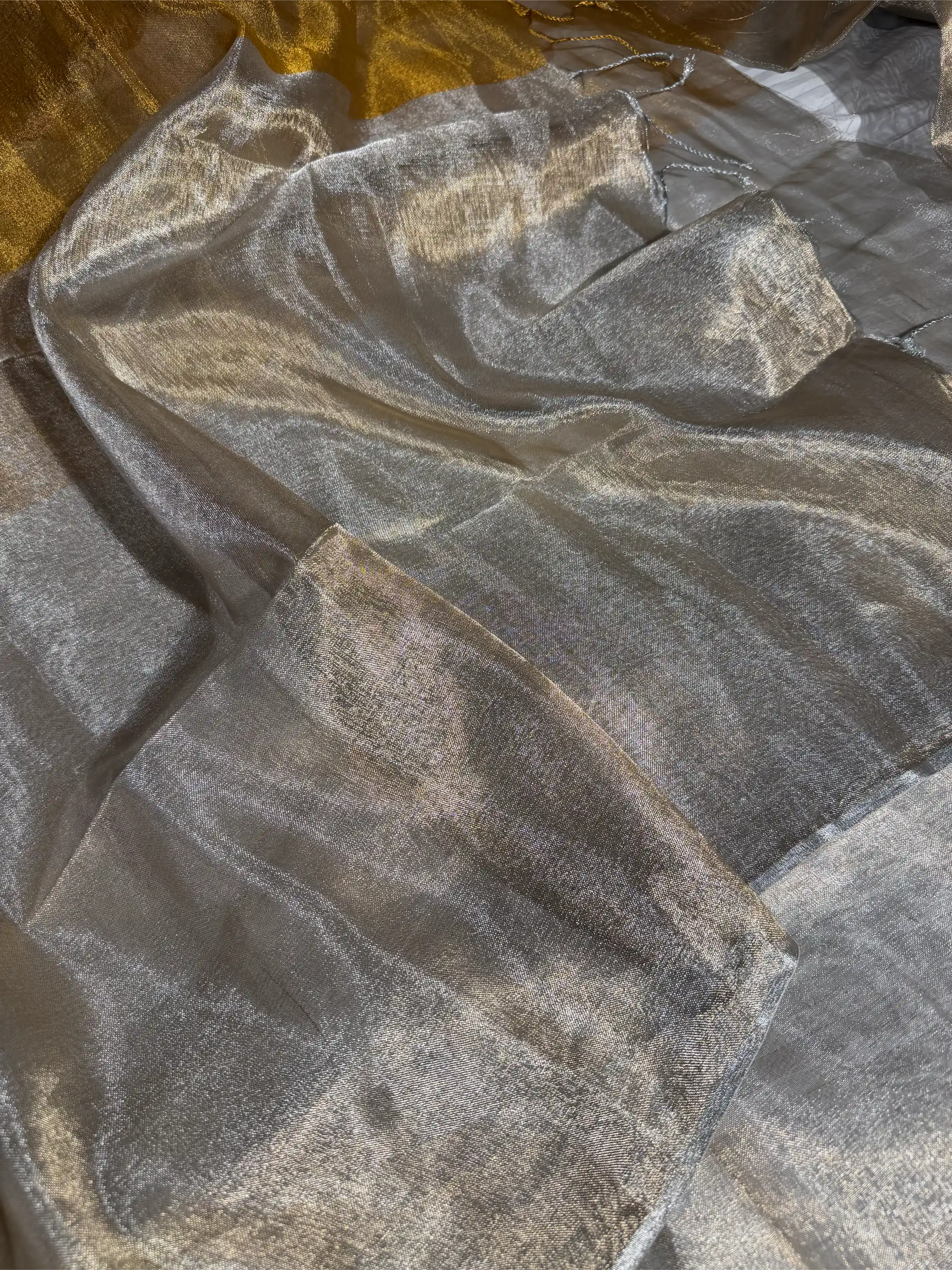 Half Half Statement Tissue Silk Banarasi Saree