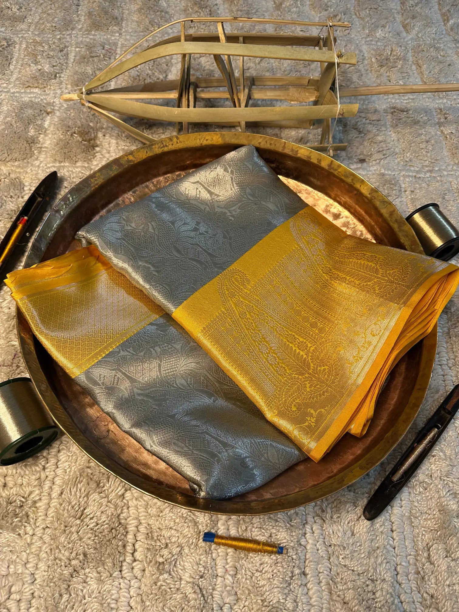 Eccentric Zari Weave Softsilk Banarasi Saree