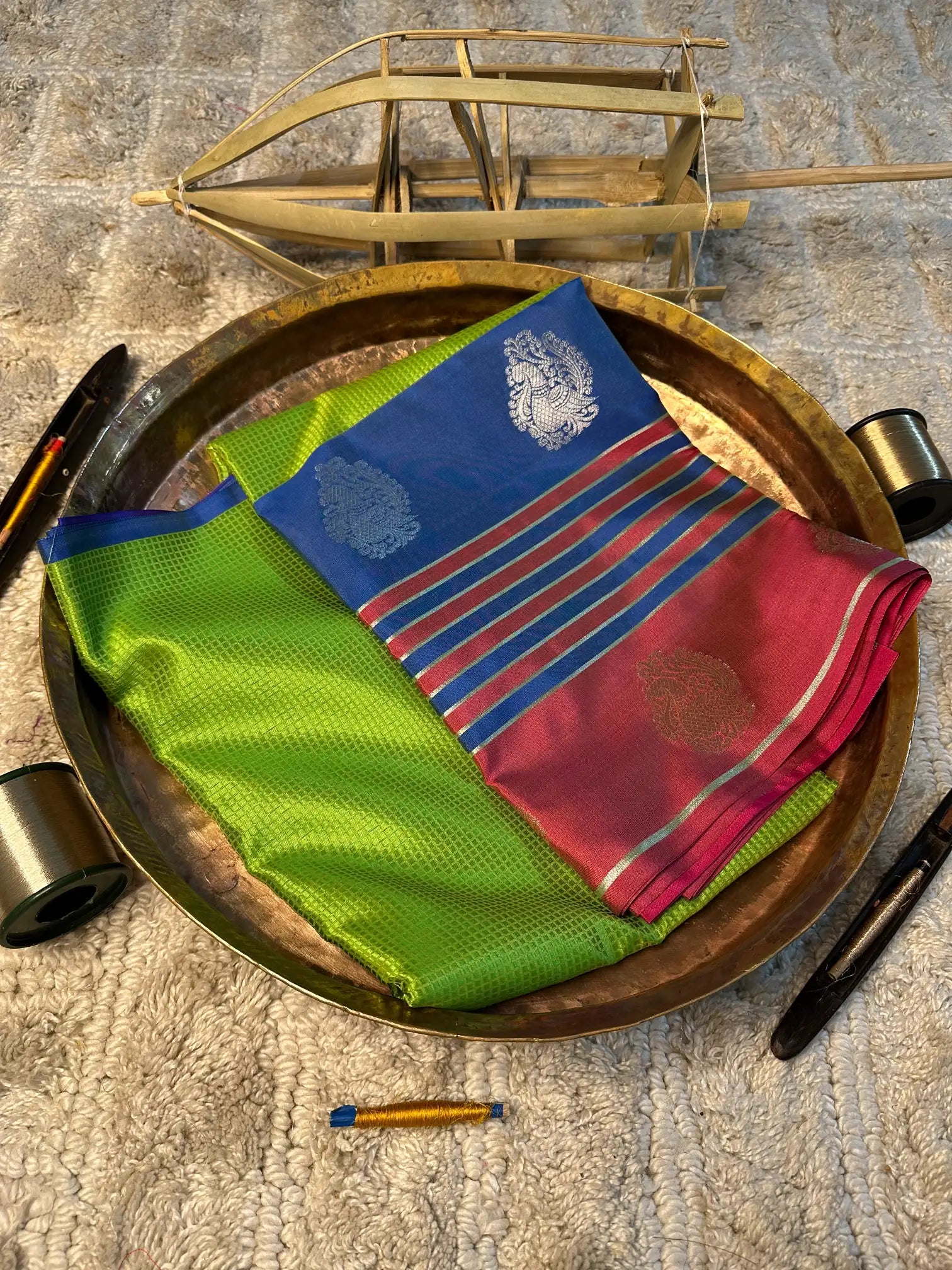 Eccentric Zari Weave Softsilk Banarasi Saree