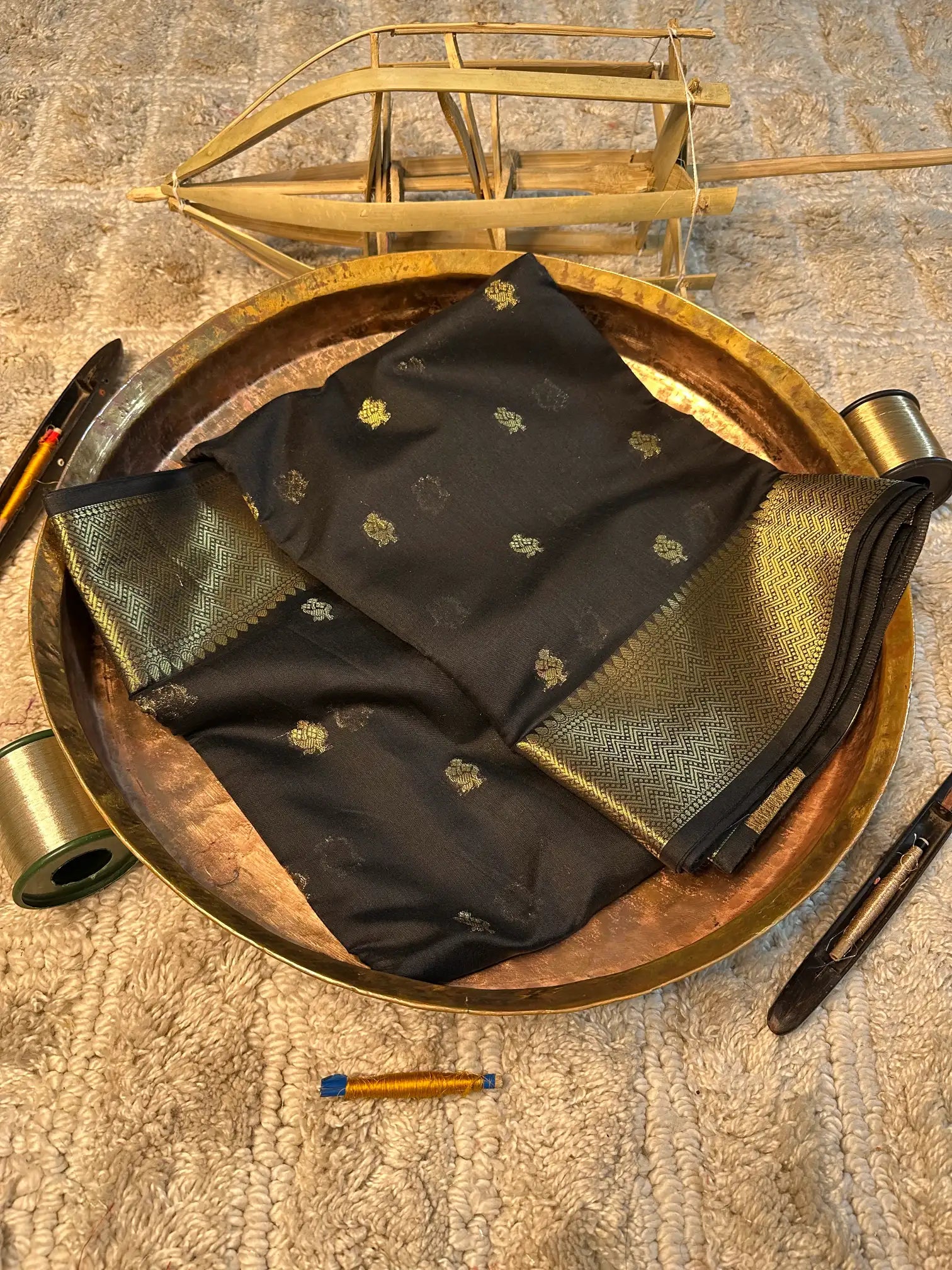 Eccentric Zari Weave Softsilk Banarasi Saree