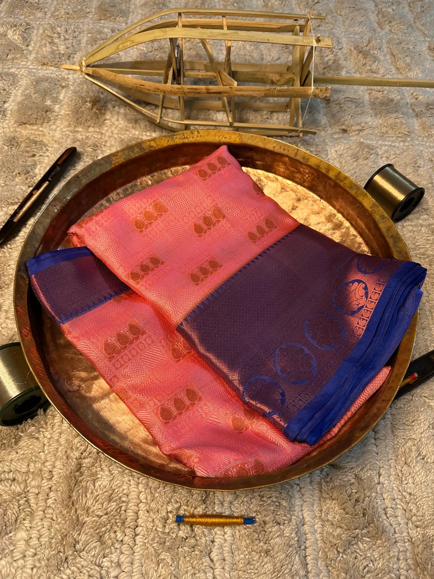 Eccentric Zari Weave Softsilk Banarasi Saree