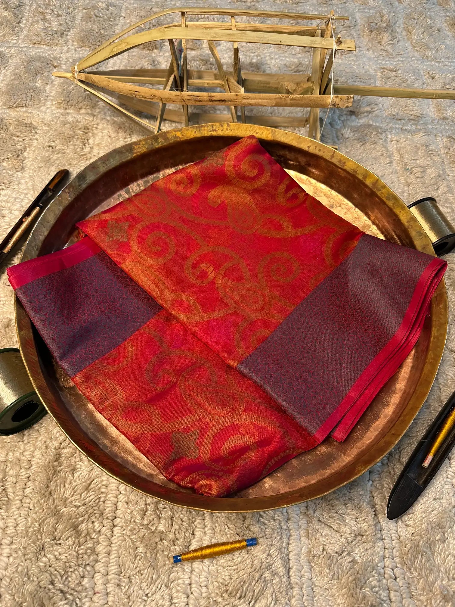 Eccentric Zari Weave Softsilk Banarasi Saree