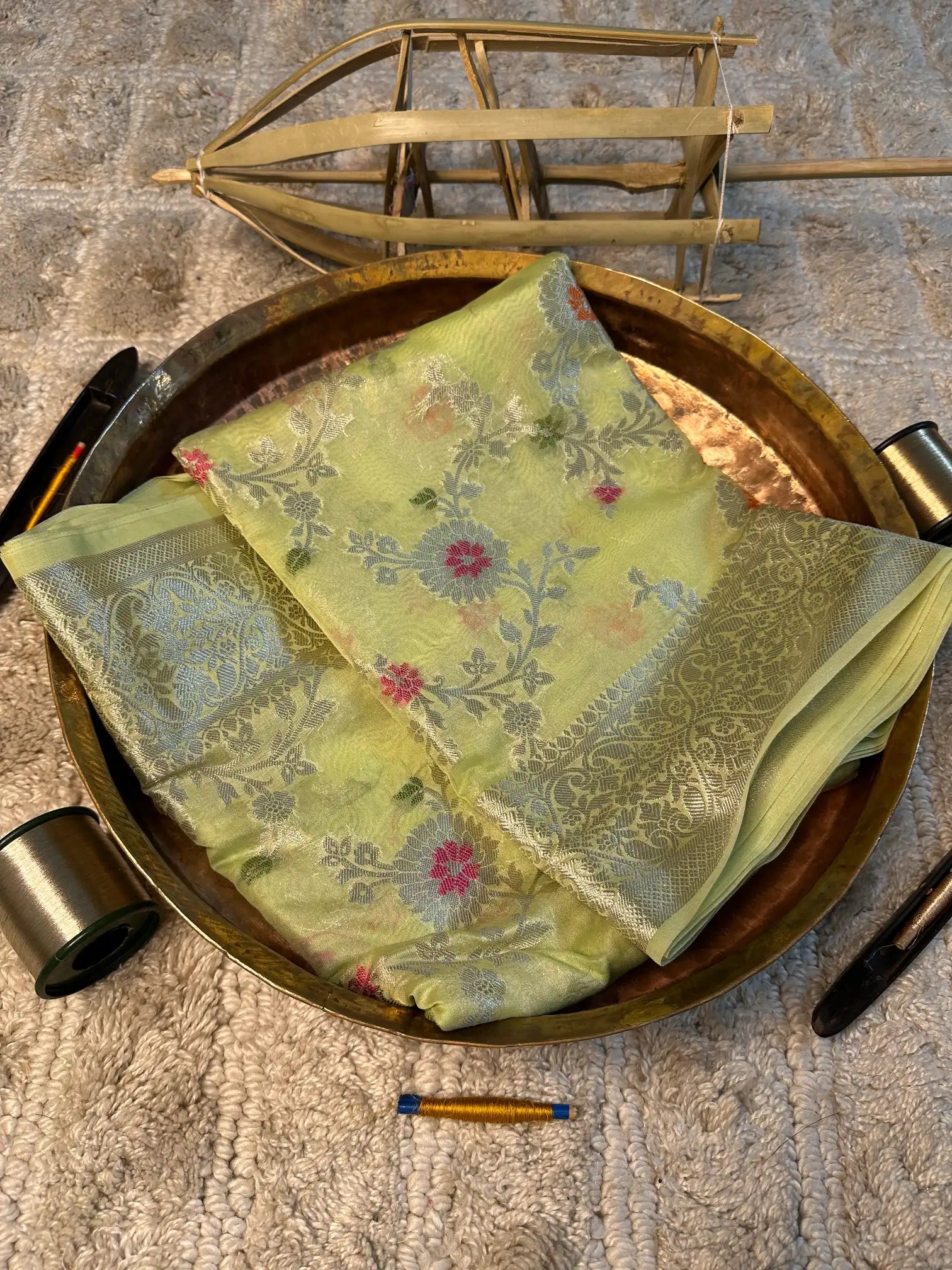 Eccentric Zari Weave Softsilk Banarasi Saree