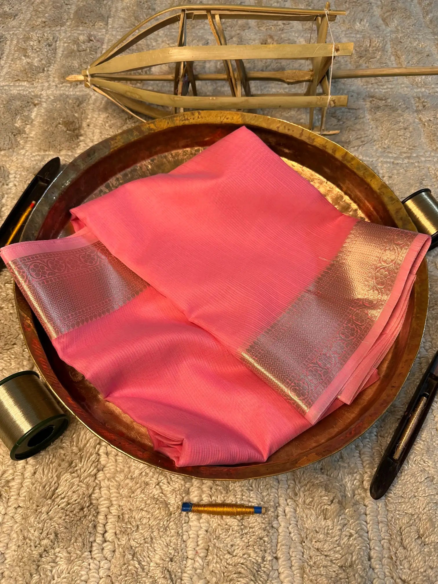 Eccentric Zari Weave Softsilk Banarasi Saree