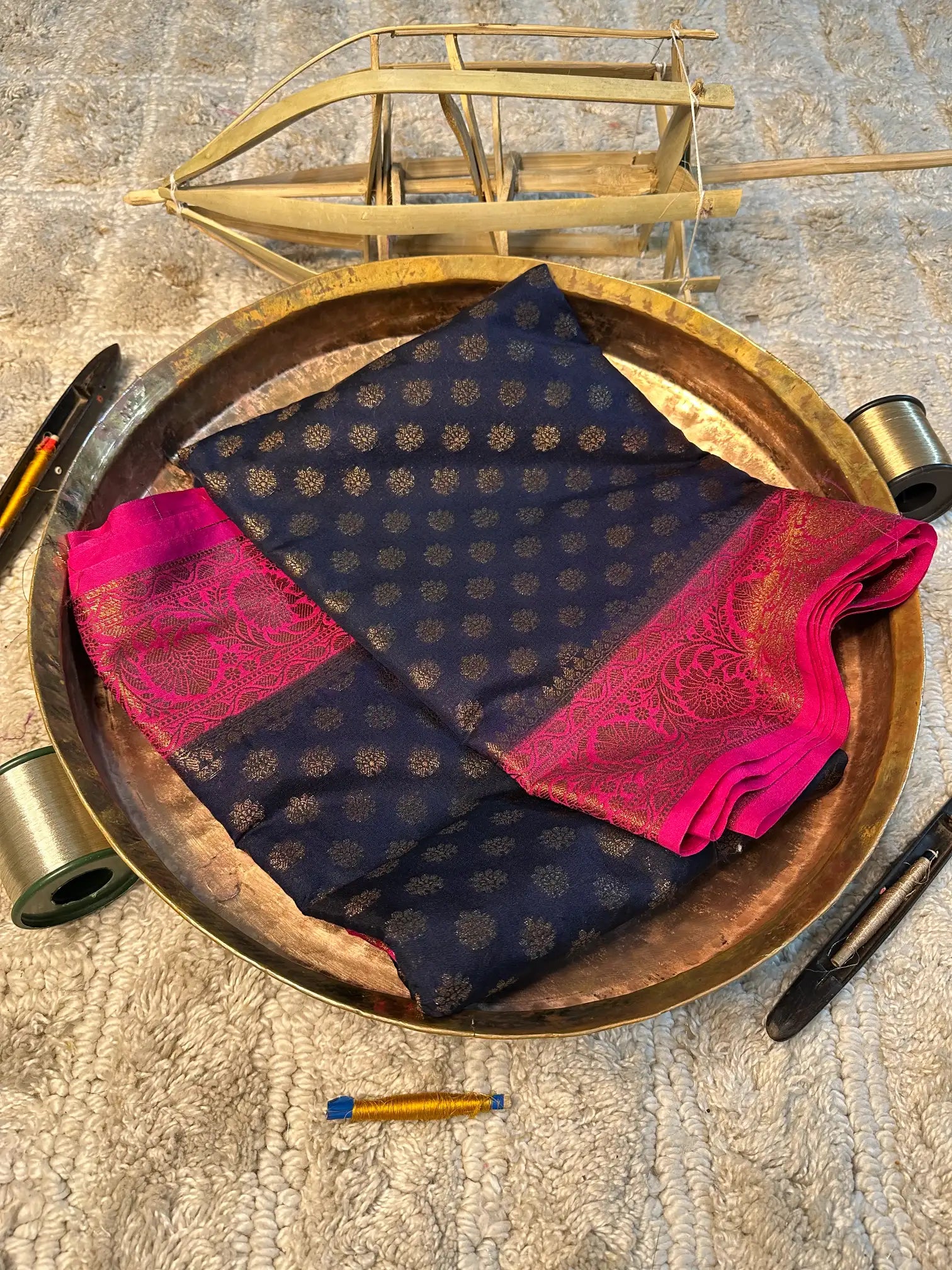 Eccentric Zari Weave Softsilk Banarasi Saree
