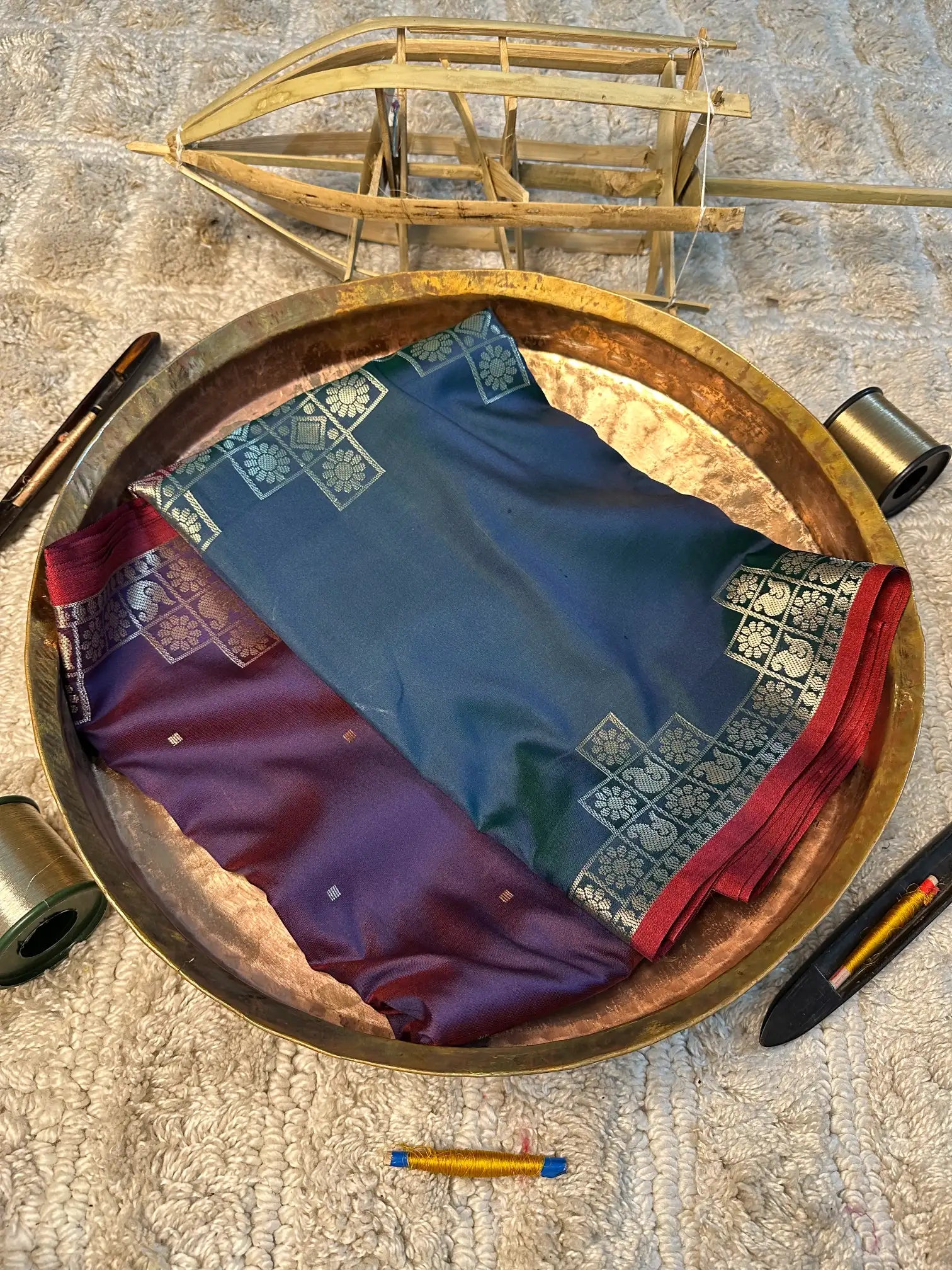 Eccentric Zari Weave Softsilk Banarasi Saree