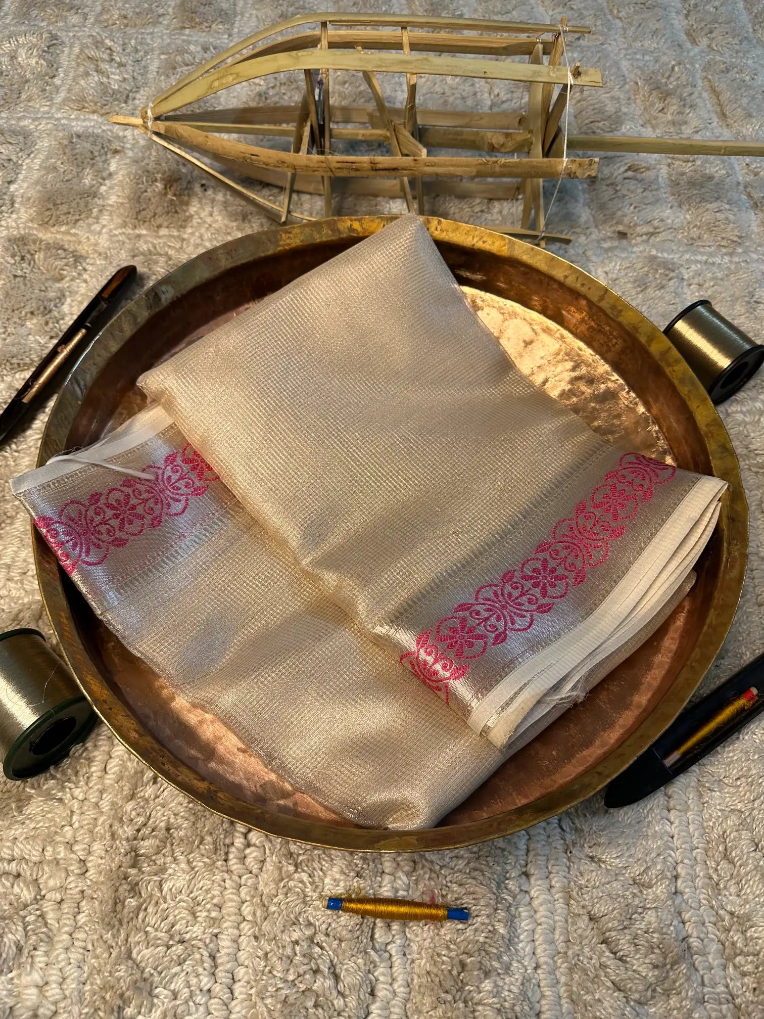 Eccentric Zari Weave Softsilk Banarasi Saree