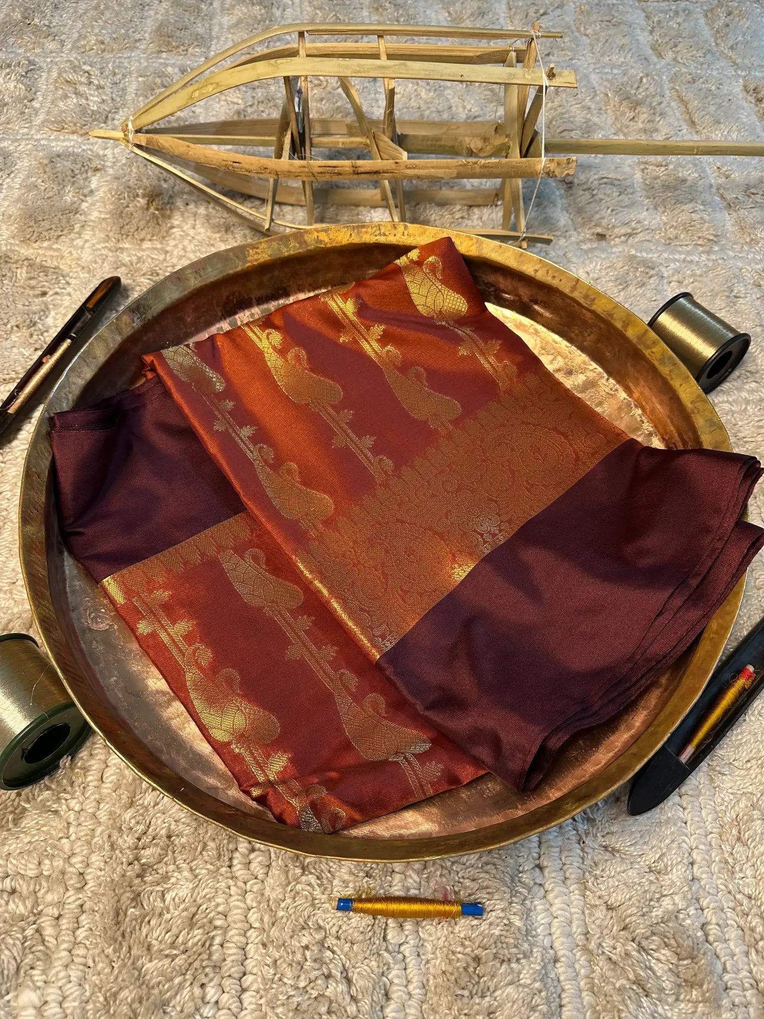 Eccentric Zari Weave Softsilk Banarasi Saree