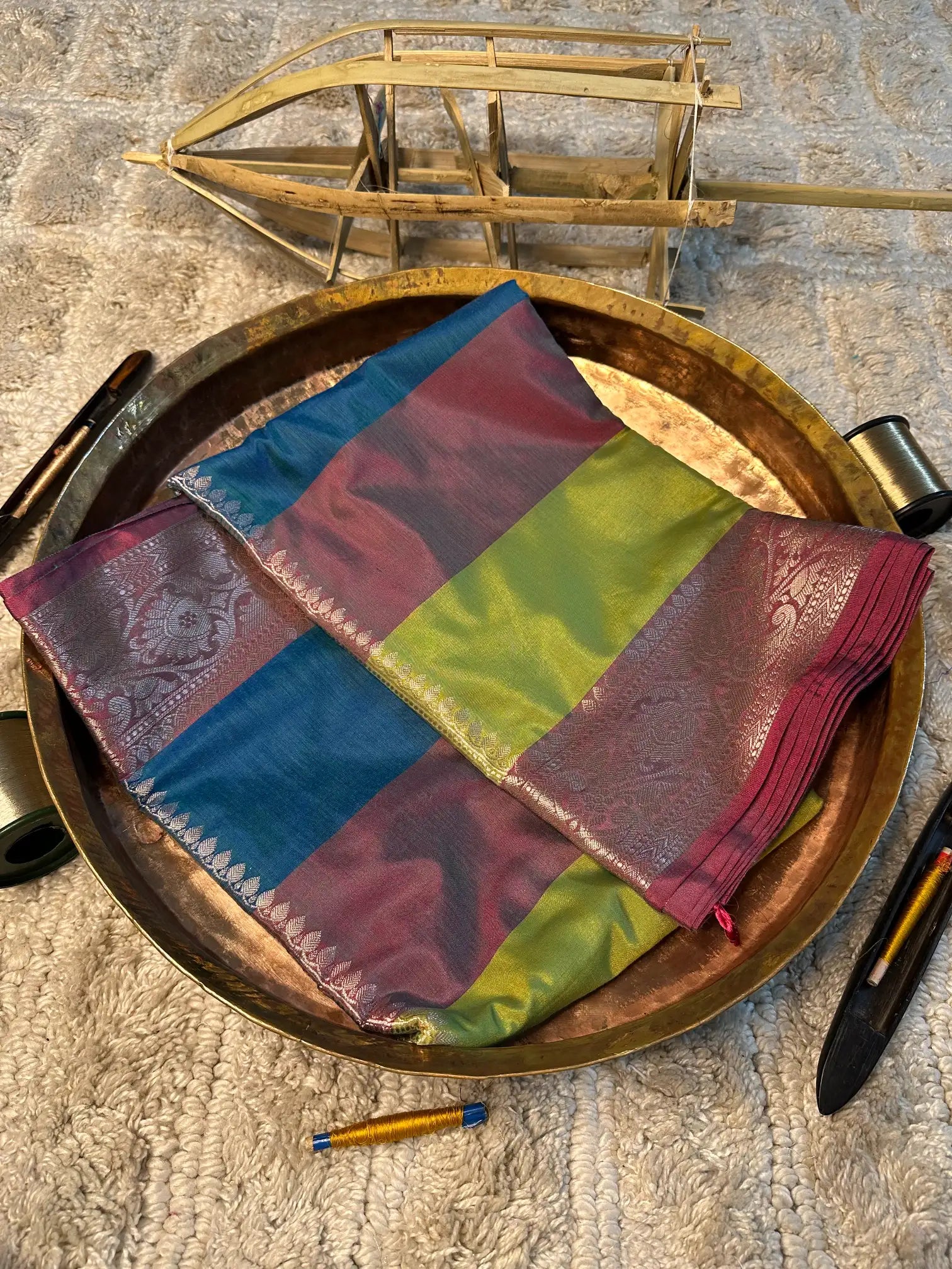 Eccentric Zari Weave Softsilk Banarasi Saree