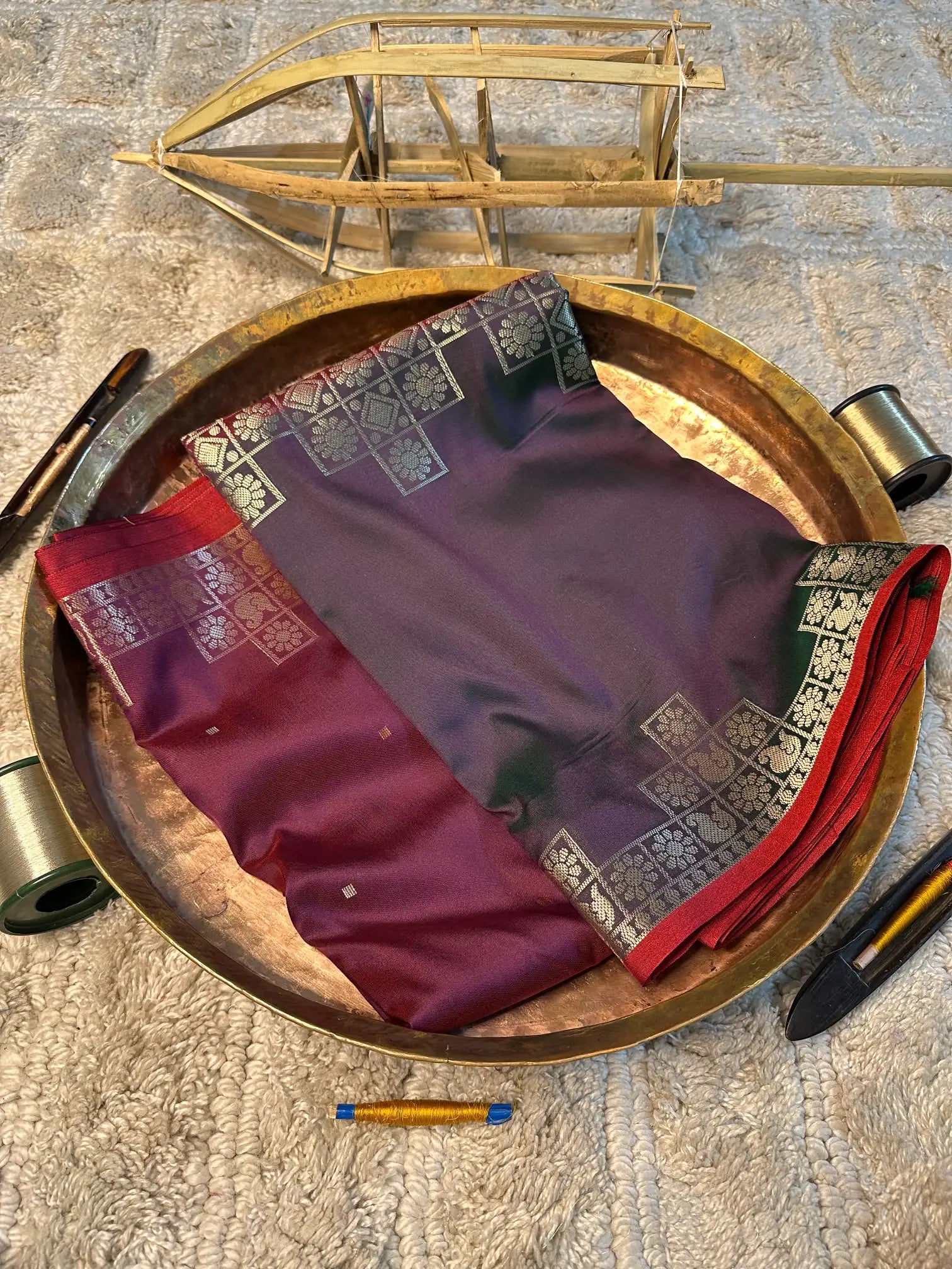Eccentric Zari Weave Softsilk Banarasi Saree