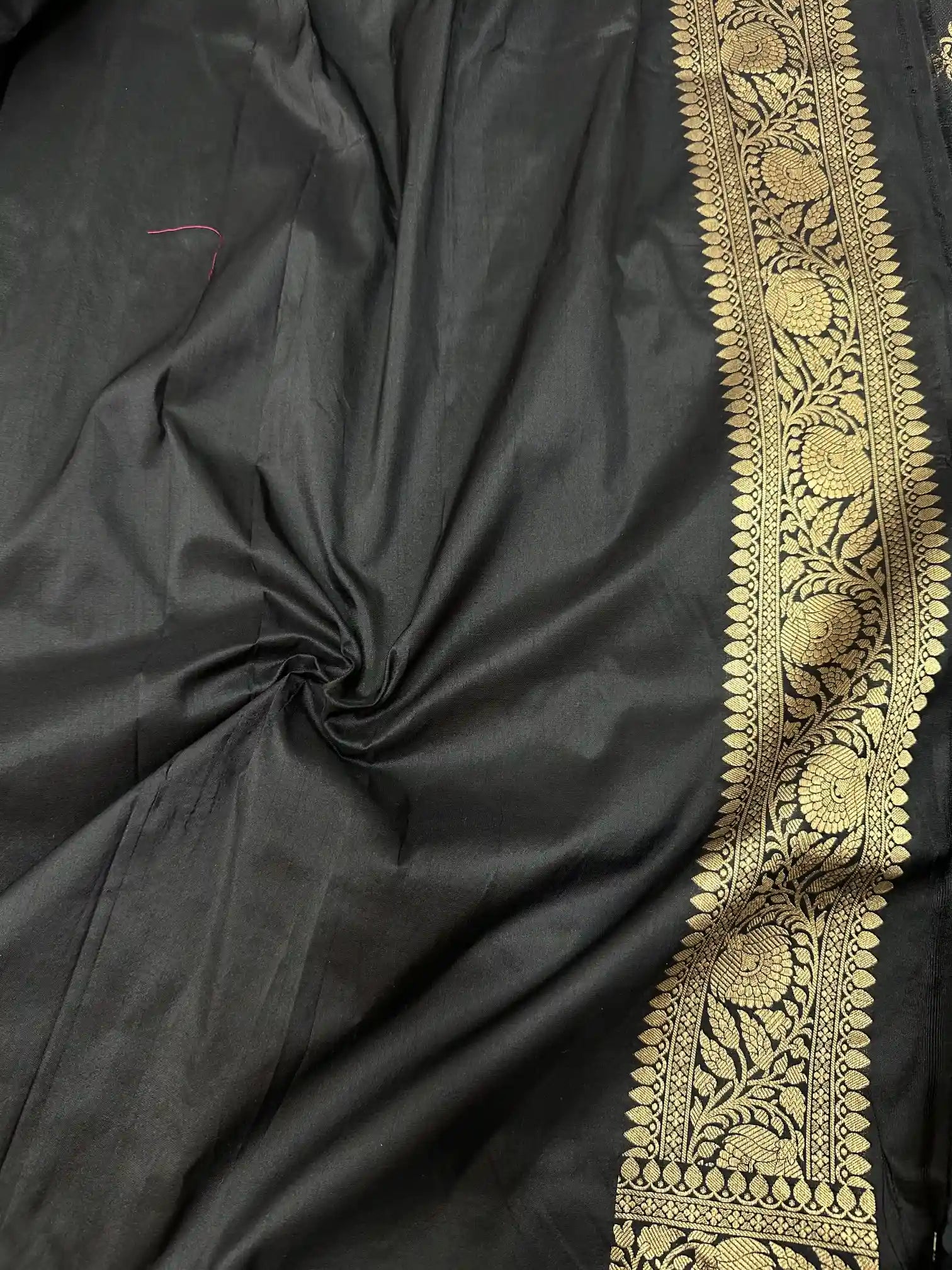 Jangla Weave Concept Pure Katan Silk Banarasi Saree