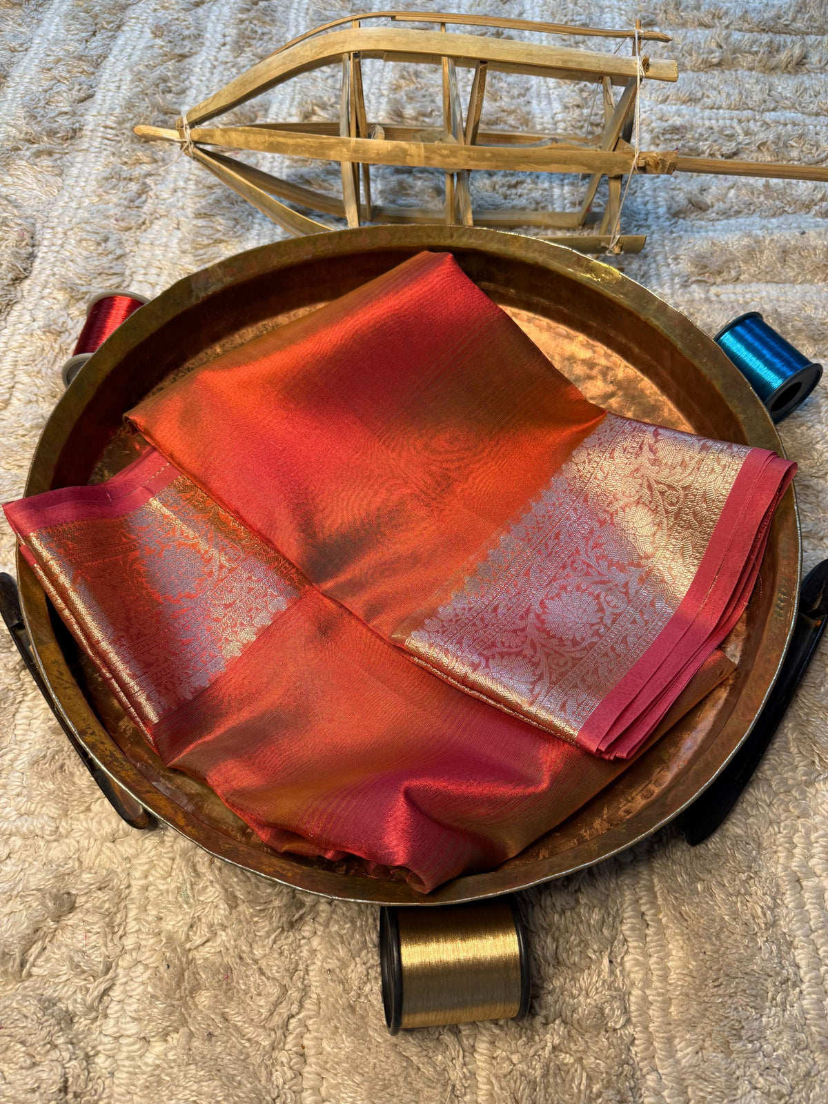 Eccentric zari weave Softsilk Banarasi Saree