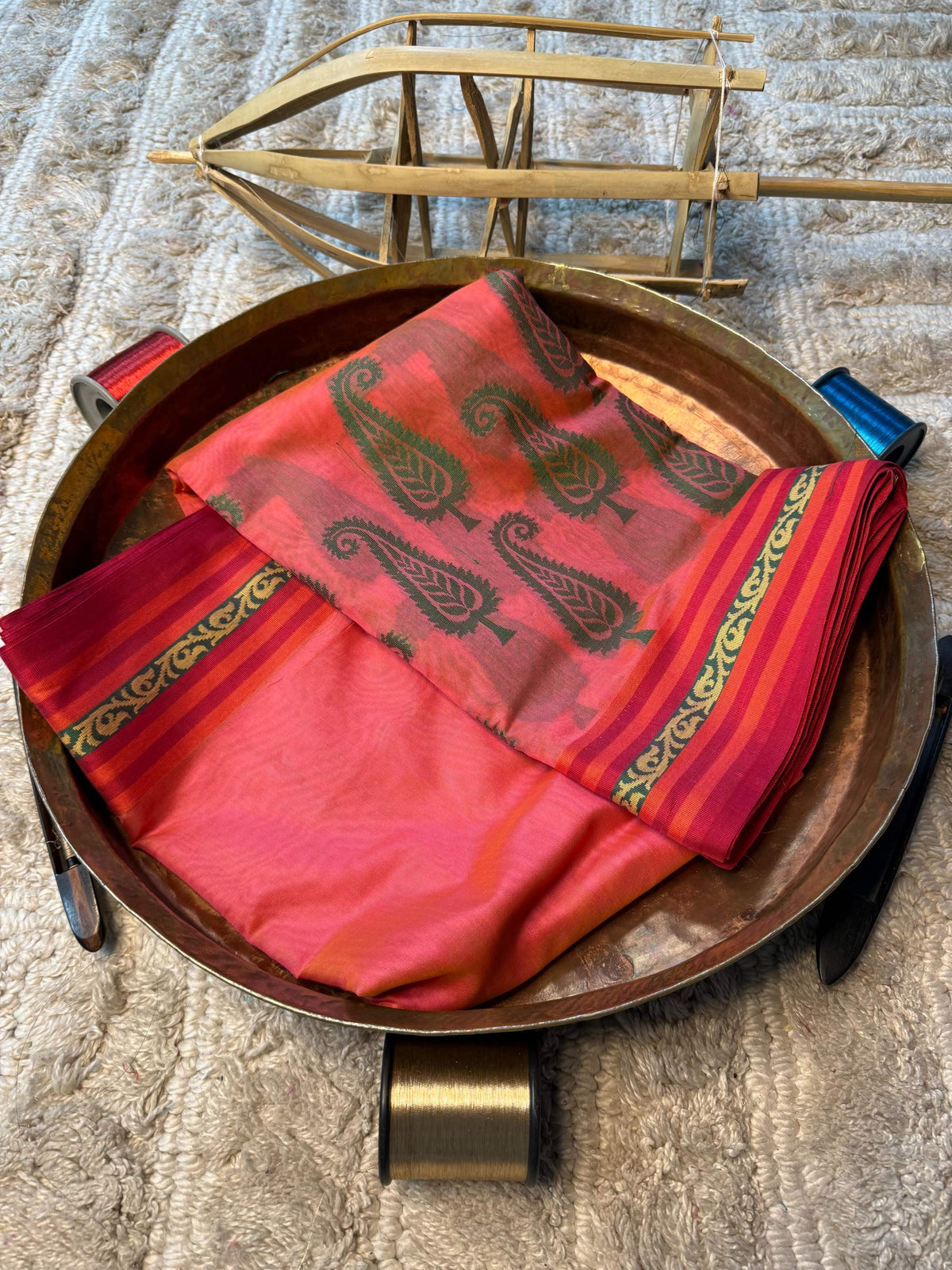 Eccentric zari weave Softsilk Banarasi Saree