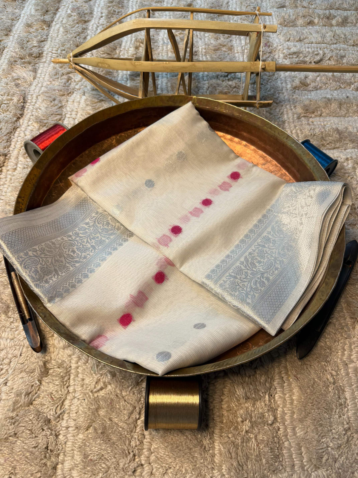Eccentric zari weave Softsilk Banarasi Saree