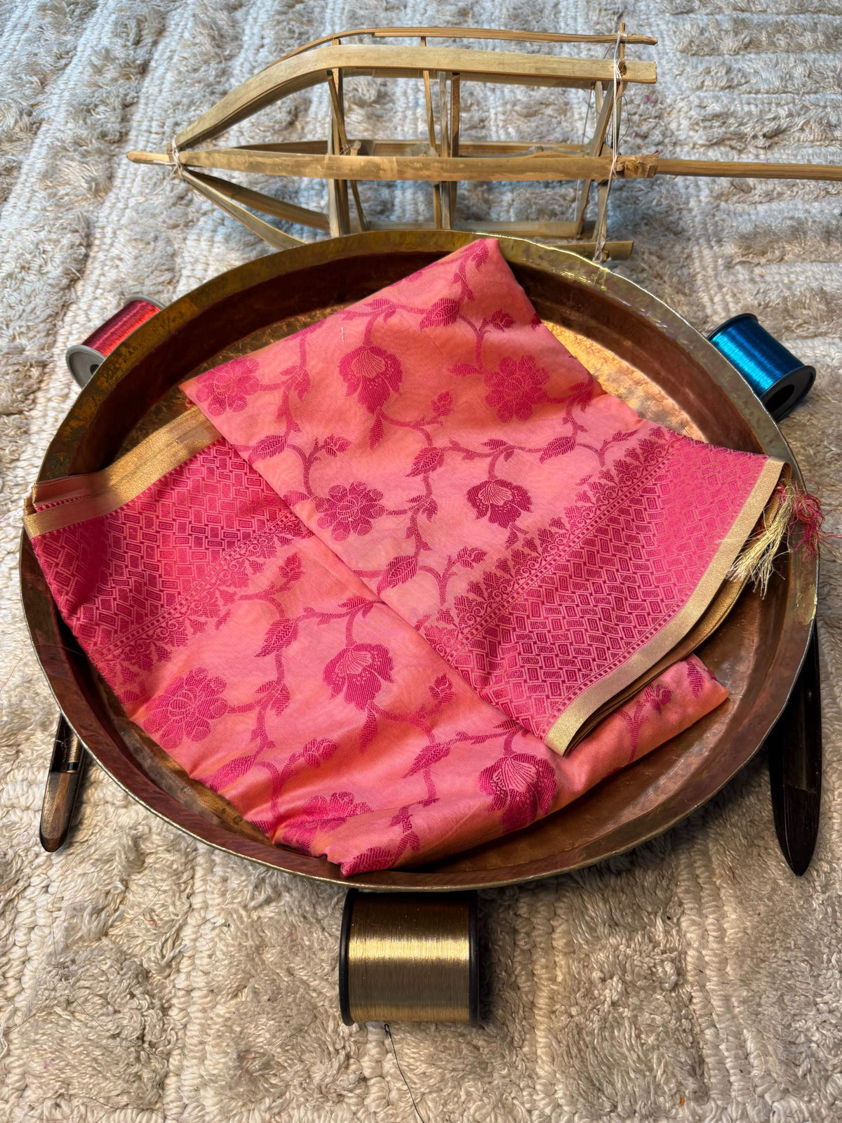 Eccentric zari weave Softsilk Banarasi Saree