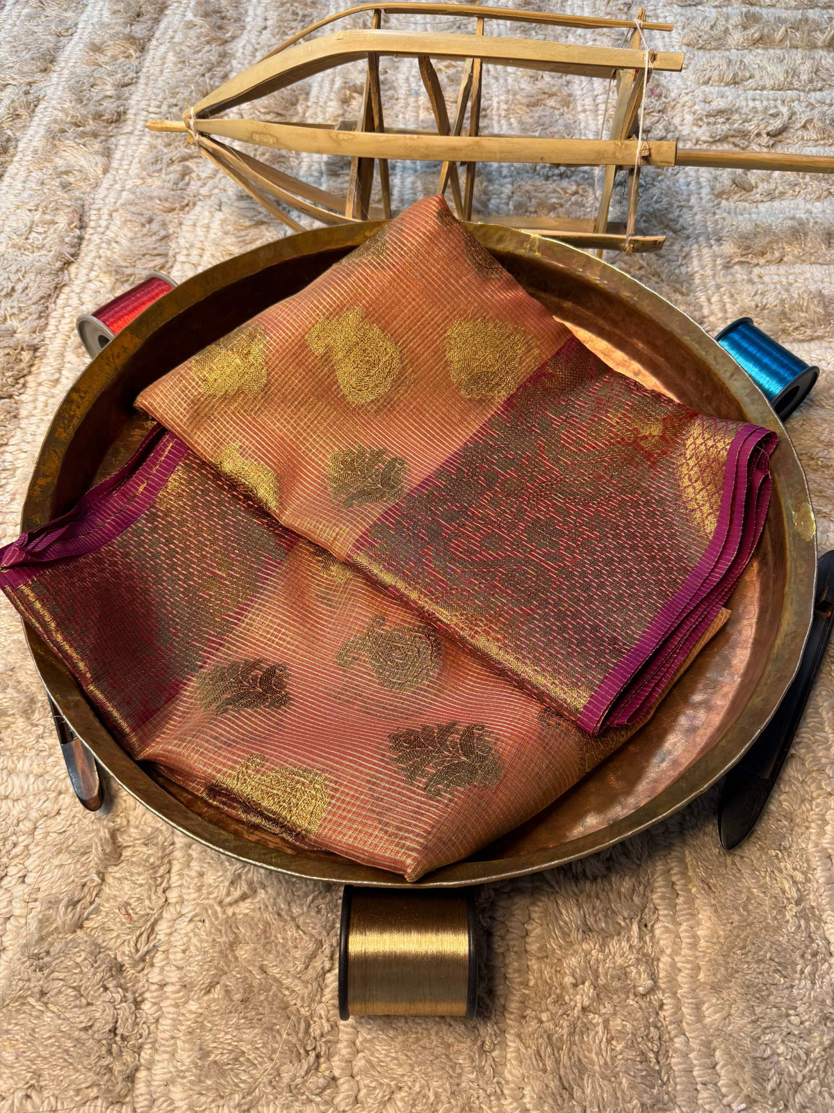 Eccentric zari weave Softsilk Banarasi Saree