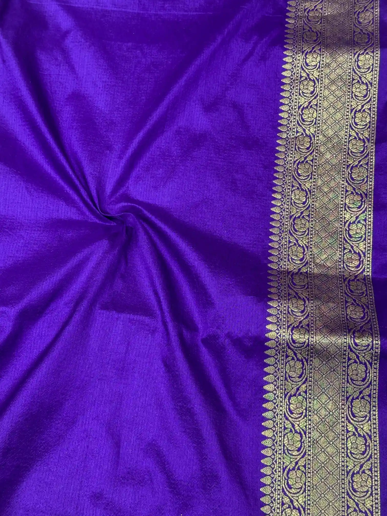 Light Purple Intricate Meenakari Pure Katan Silk Saree