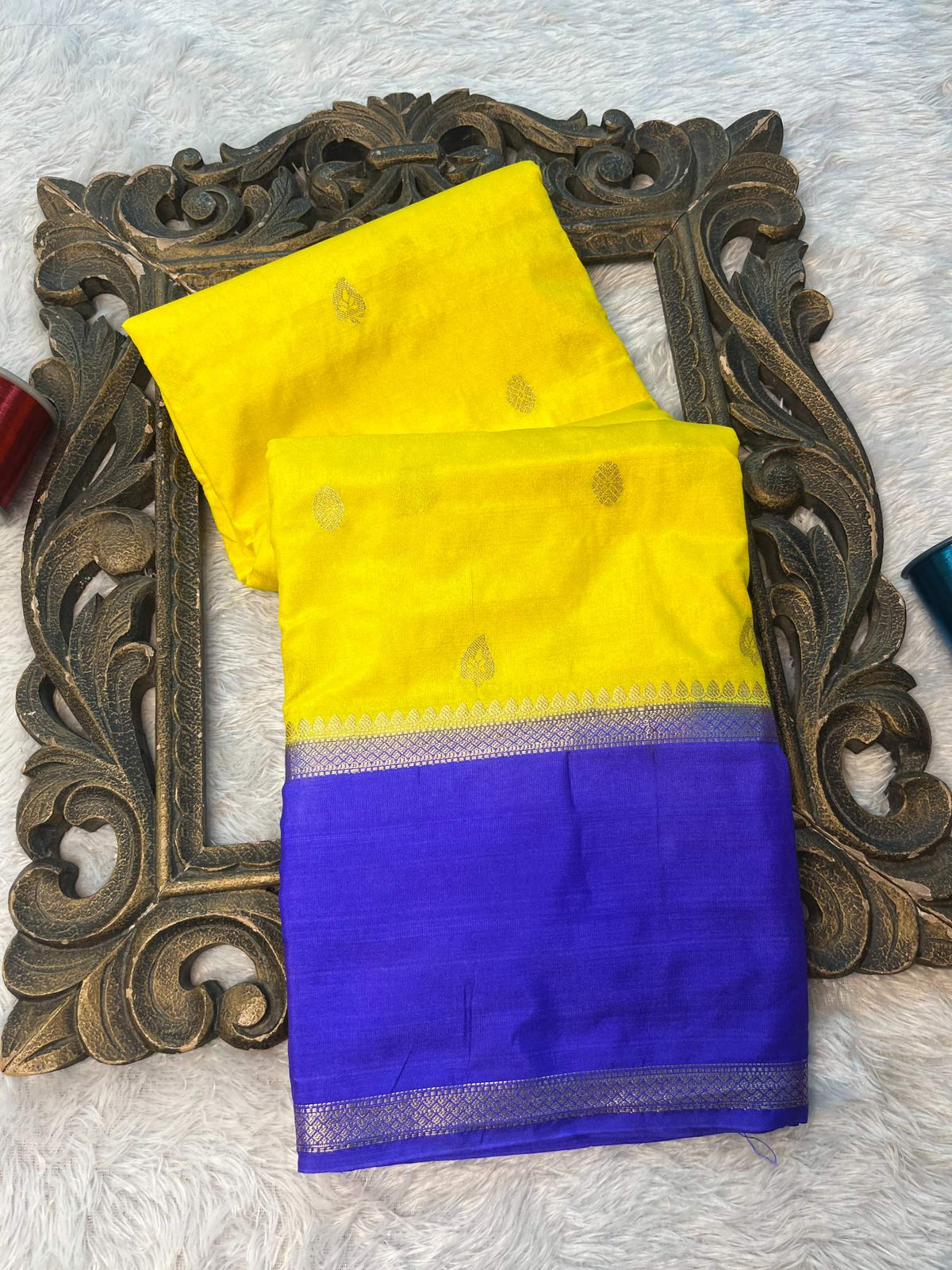 Eccentric zari weave Softsilk Banarasi saree