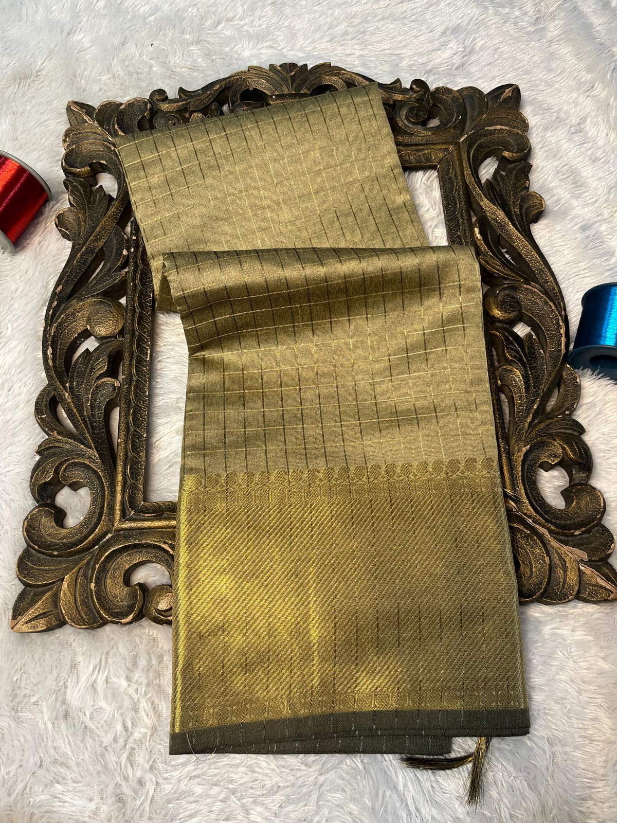 Eccentric zari weave Softsilk Banarasi Saree