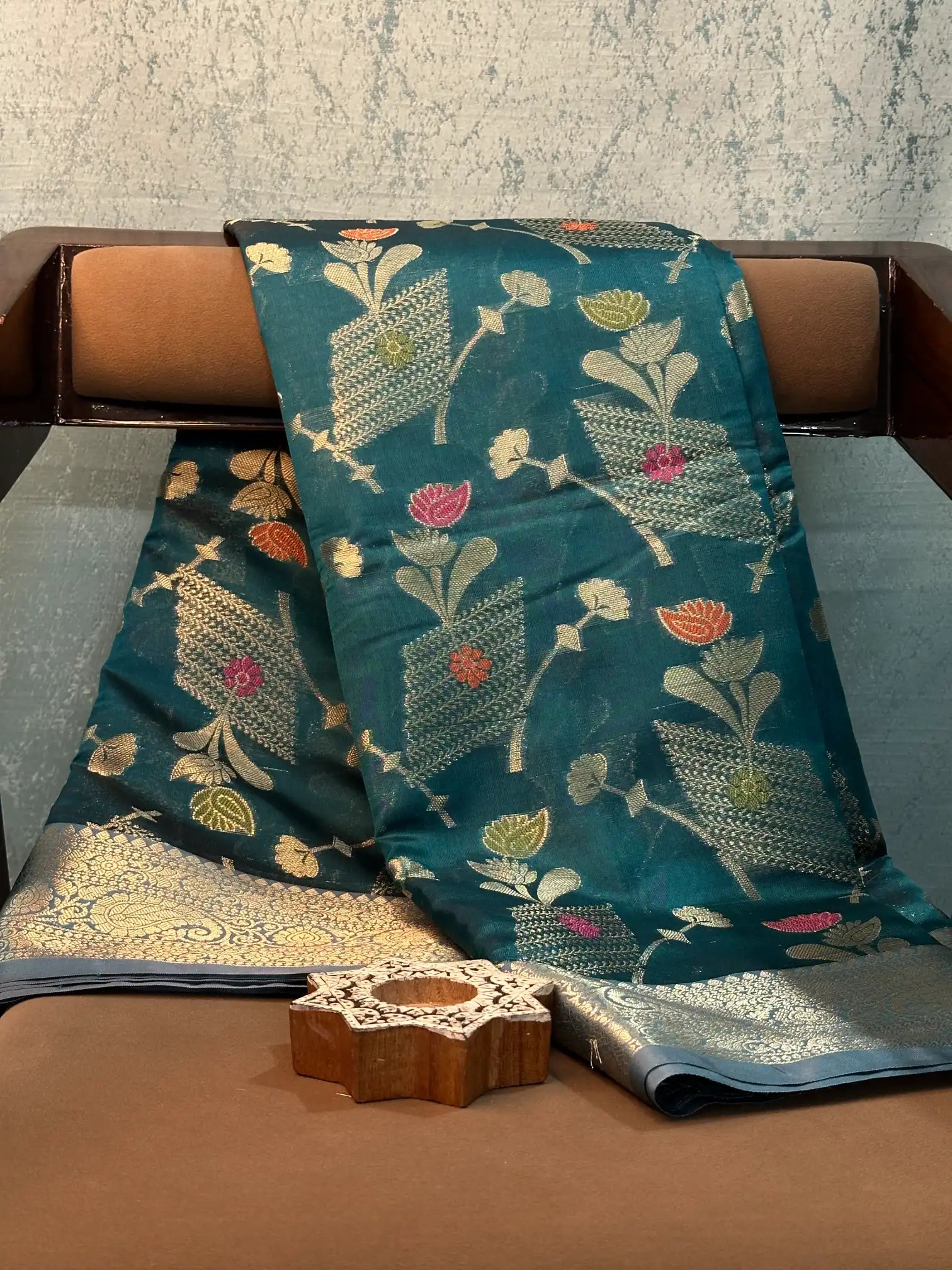 Jacquard Weave Soft Beautiful Banarasi Saree