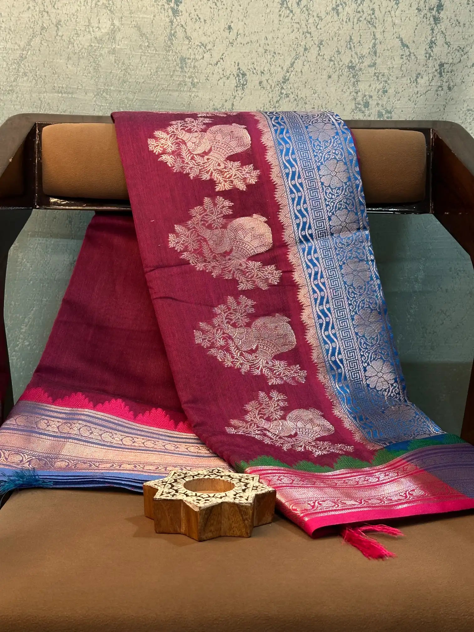 Jacquard Weave Soft Beautiful Banarasi Saree