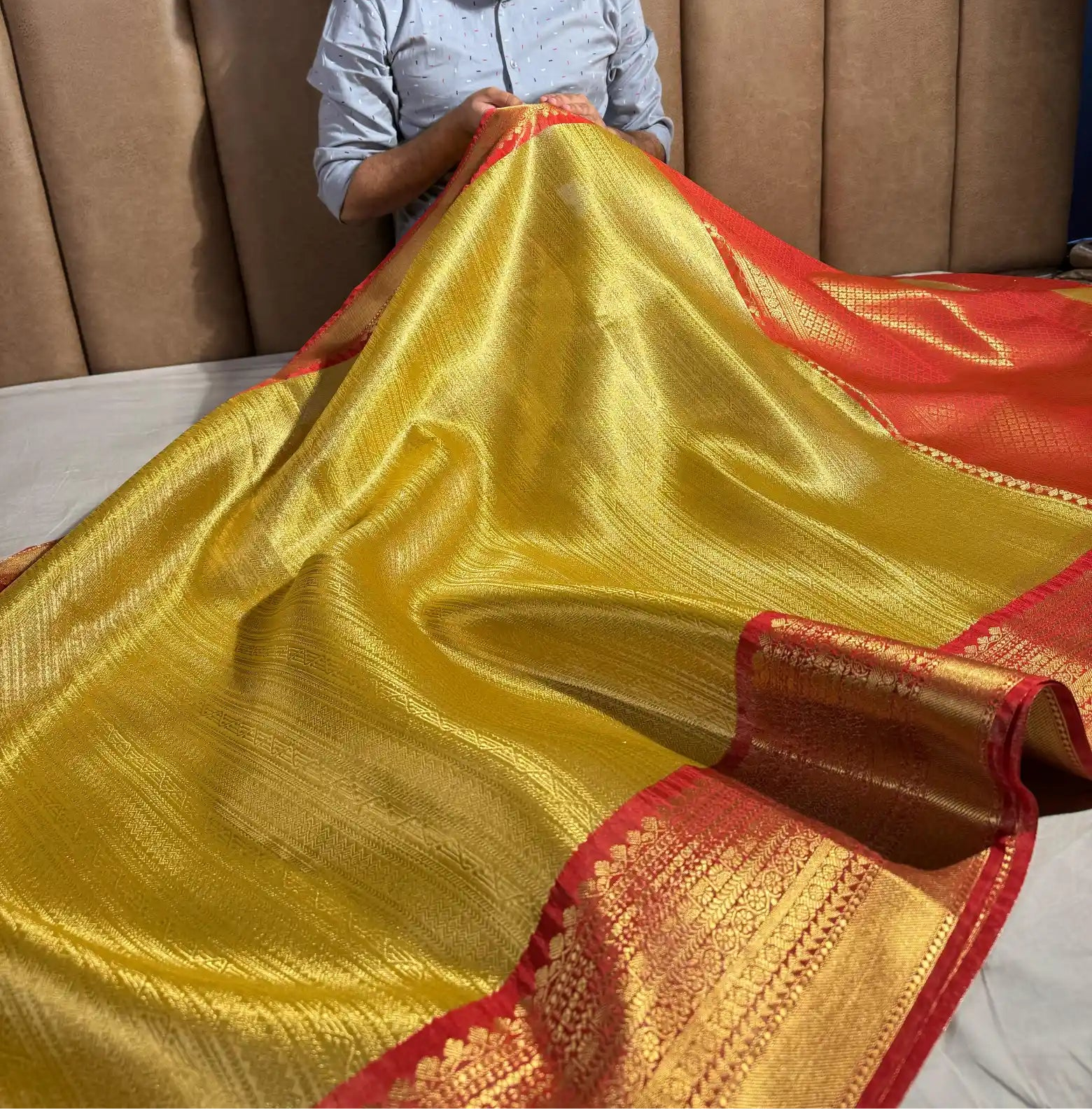 Nita Ambani mam inspired kanchipuram tissue silk saree