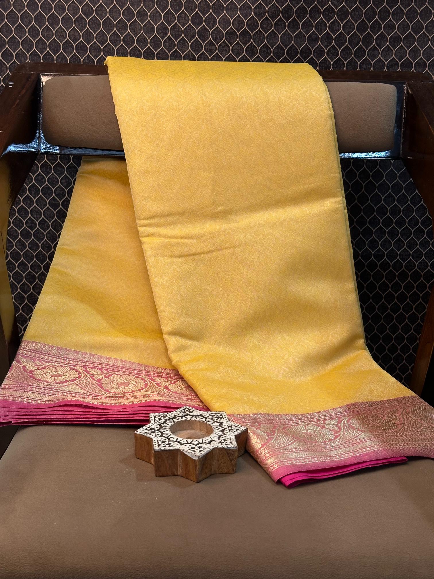 Eccentric zari weave Softsilk Banarasi saree