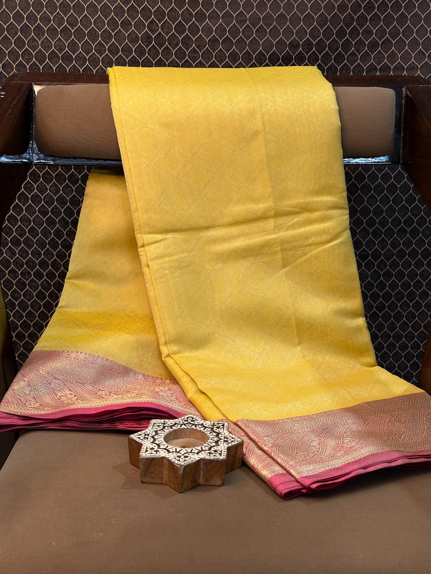 Eccentric zari weave Softsilk Banarasi saree