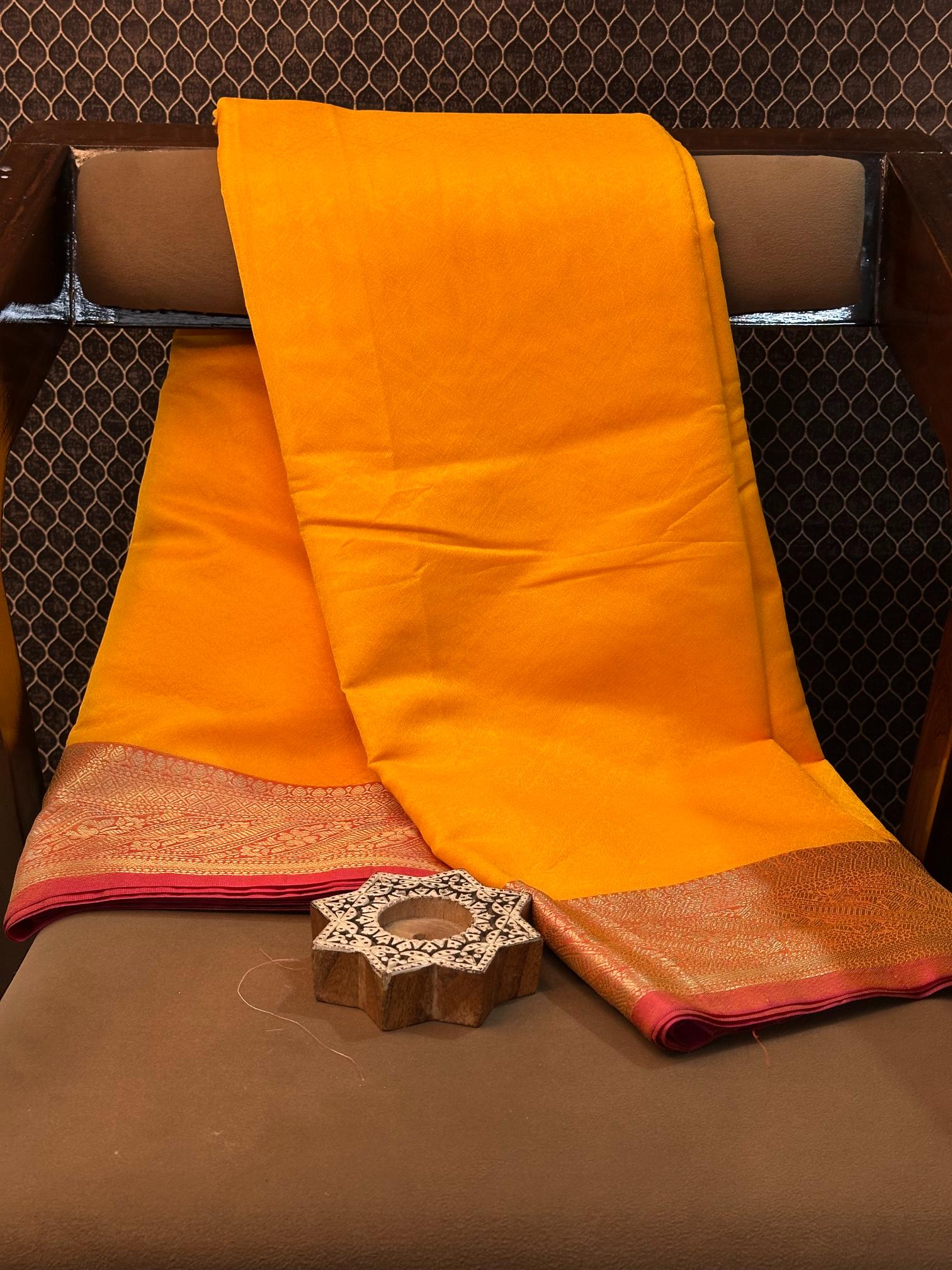 Eccentric zari weave Softsilk Banarasi saree