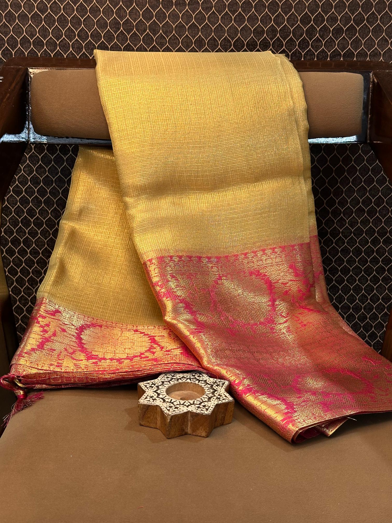 Handpicked Softsilk Heritage Banarasi Saree