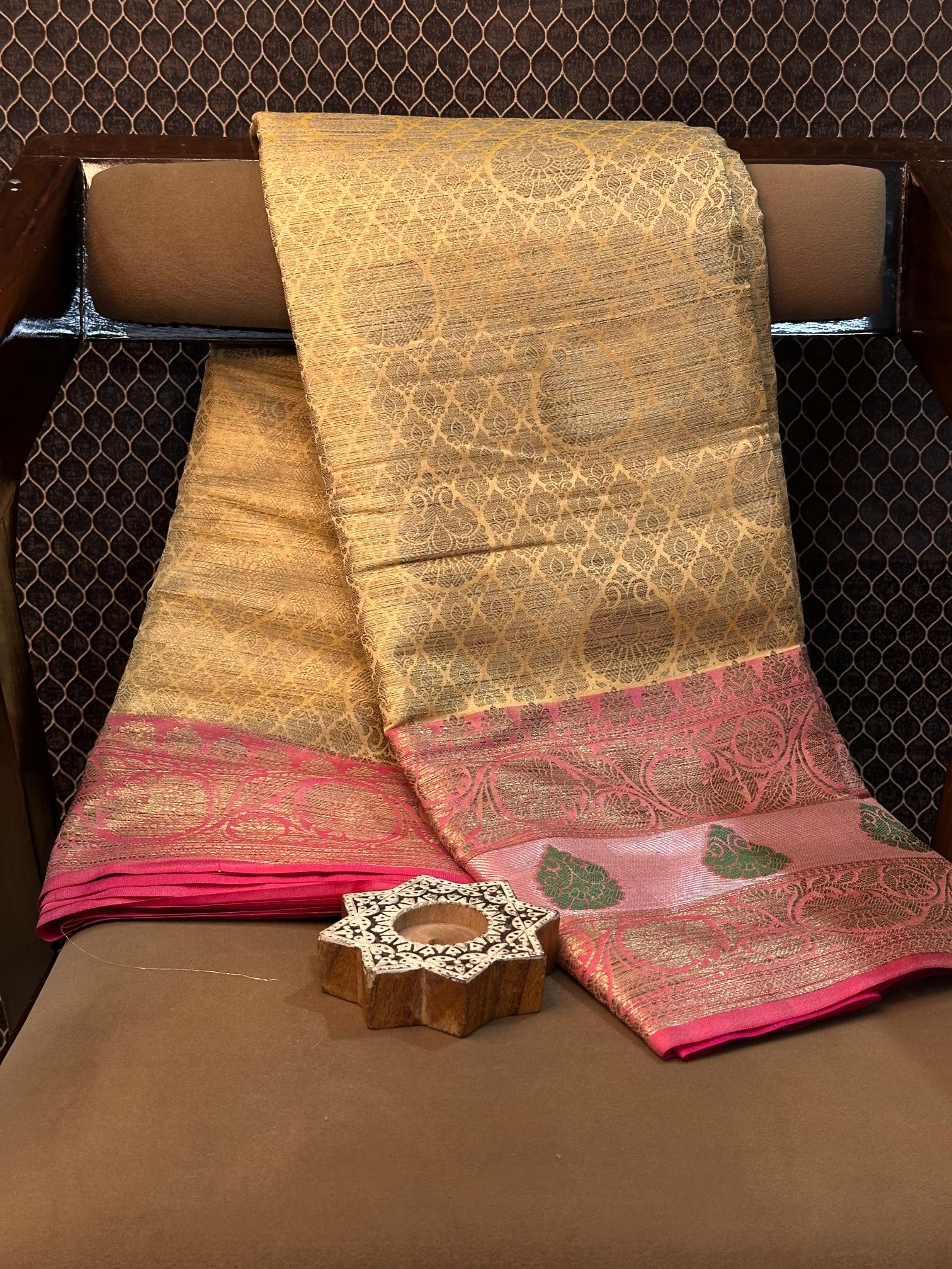 Handpicked Softsilk Heritage Banarasi Saree