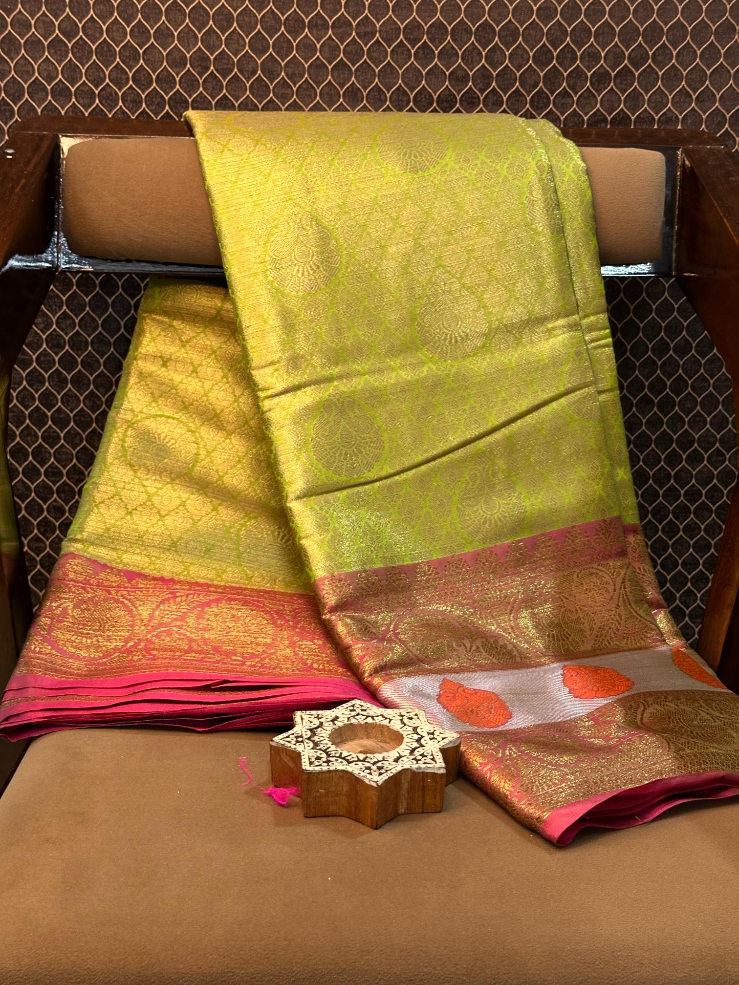 Handpicked Softsilk Heritage Banarasi Saree
