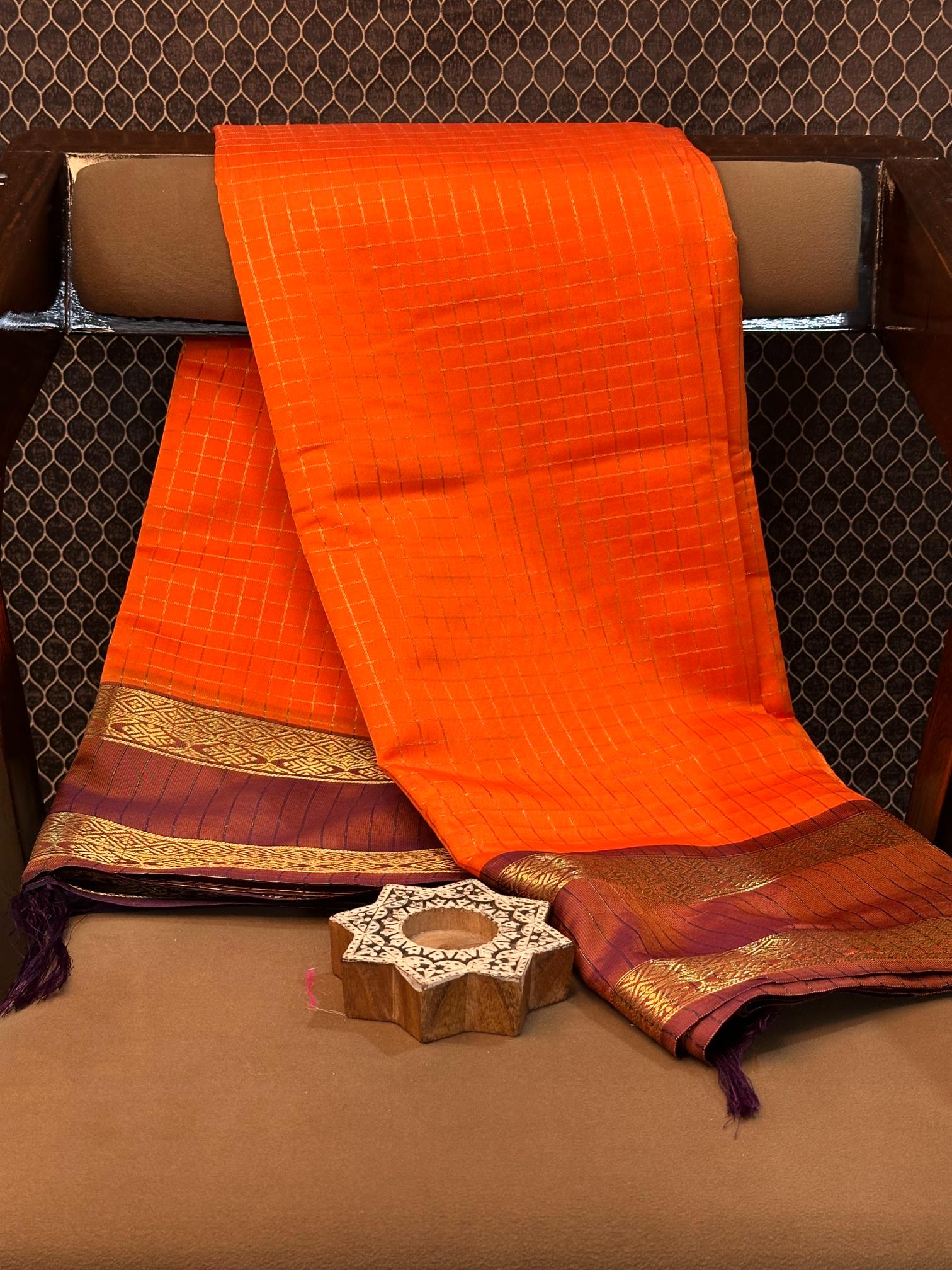 Eccentric zari weave Softsilk Banarasi saree