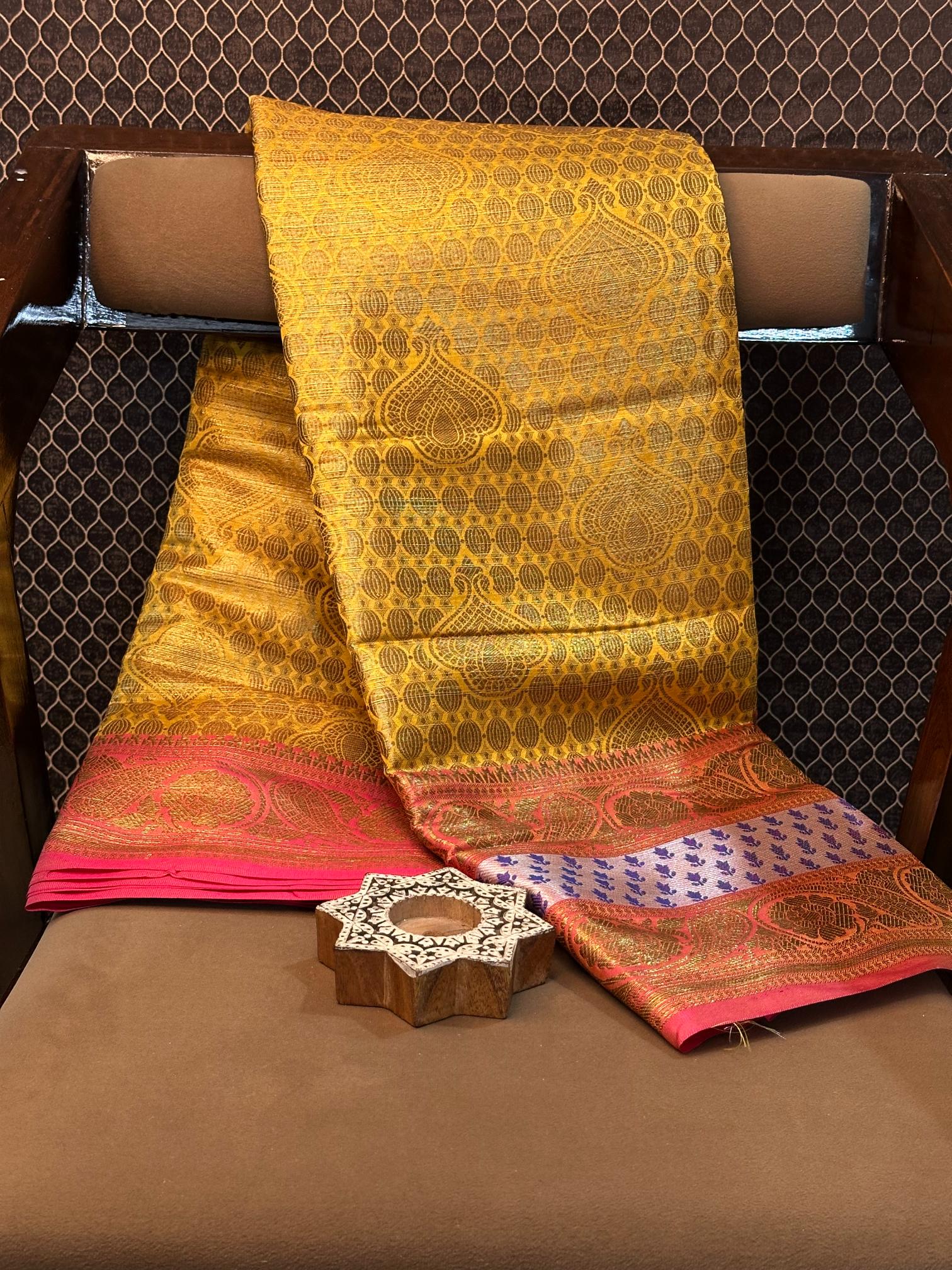 Handpicked Softsilk Heritage Banarasi Saree