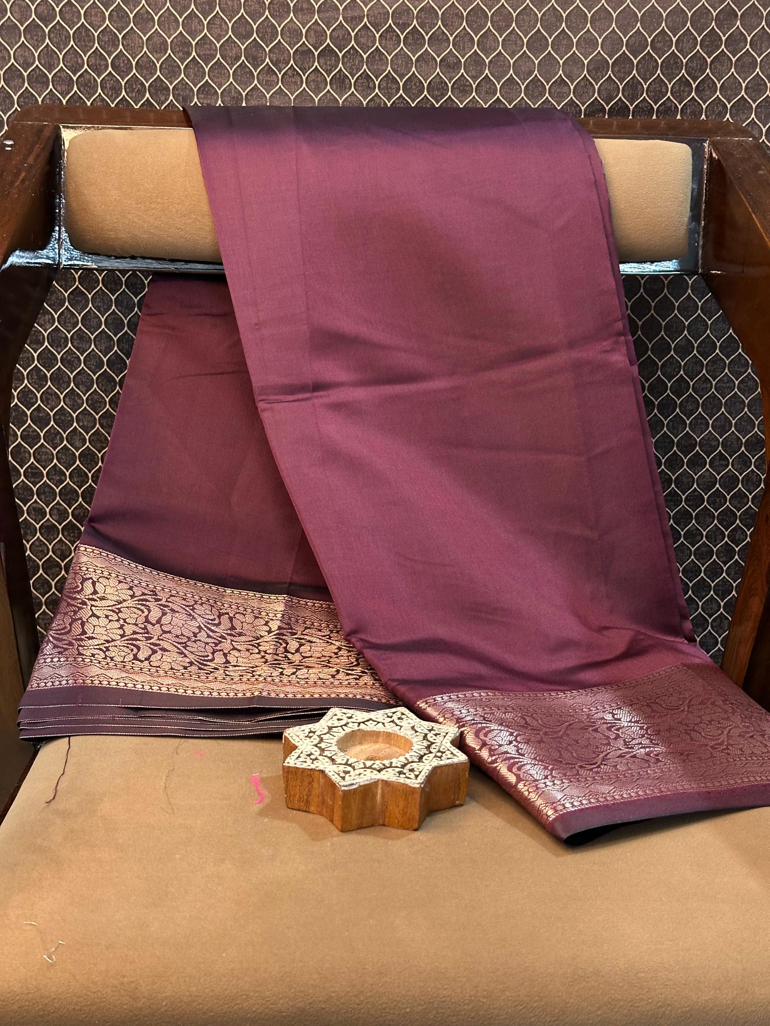 Eccentric zari weave Softsilk Banarasi saree