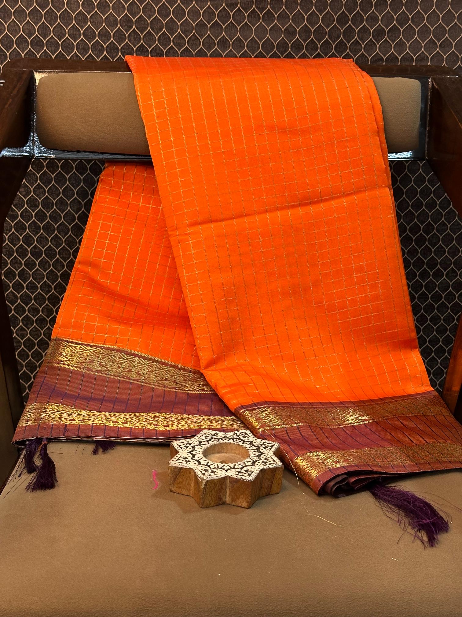 Eccentric zari weave Softsilk Banarasi saree
