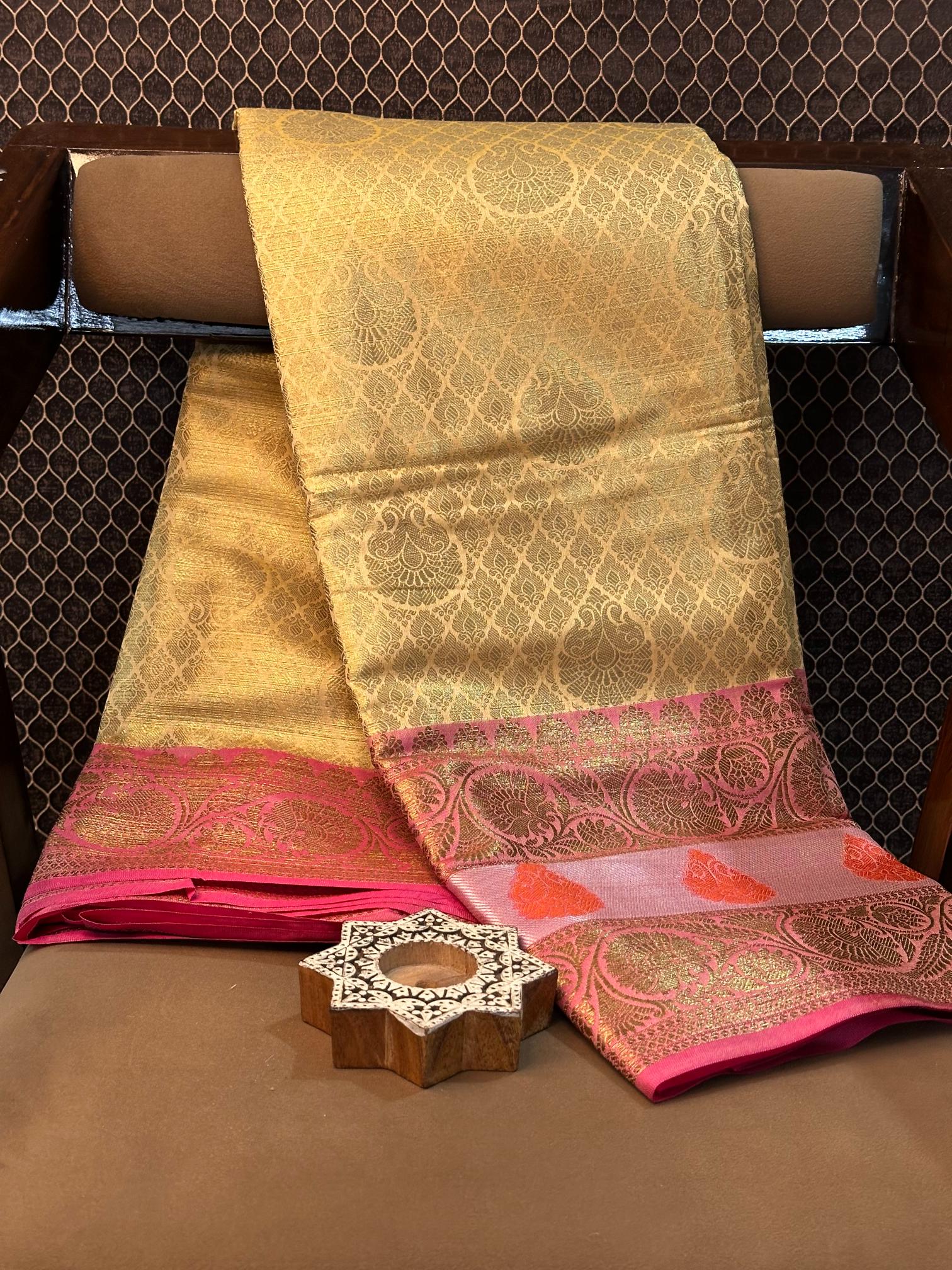 Handpicked Softsilk Heritage Banarasi Saree