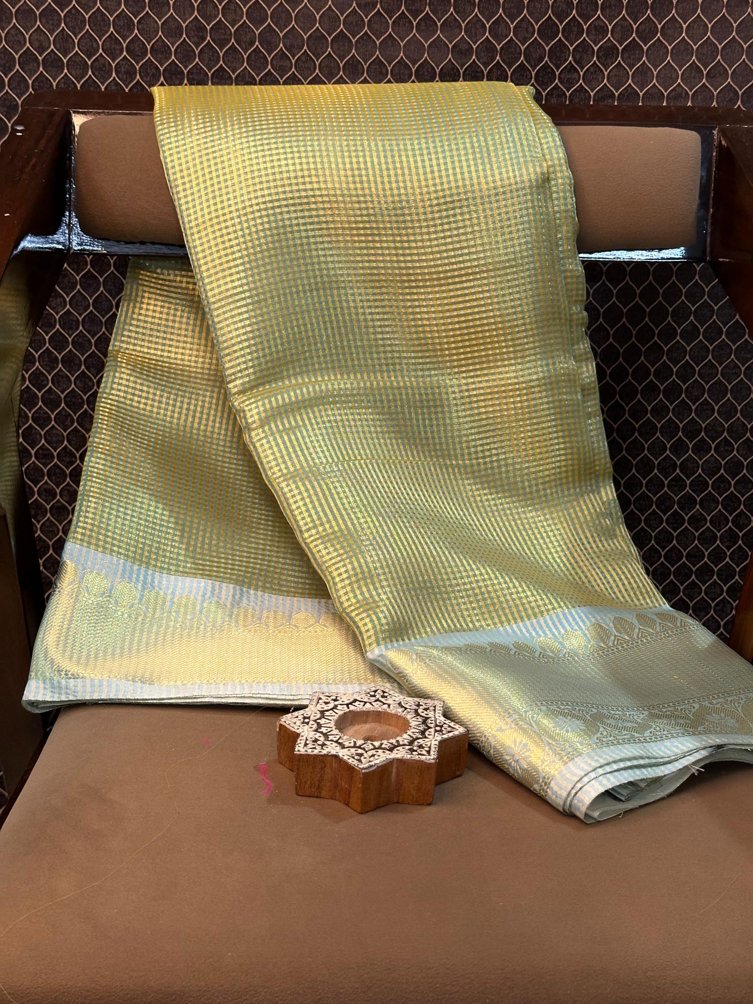 Eccentric zari weave Softsilk Banarasi saree