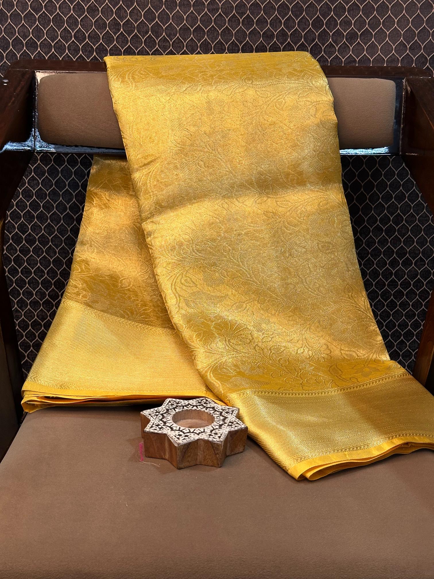 Eccentric zari weave Softsilk Banarasi saree