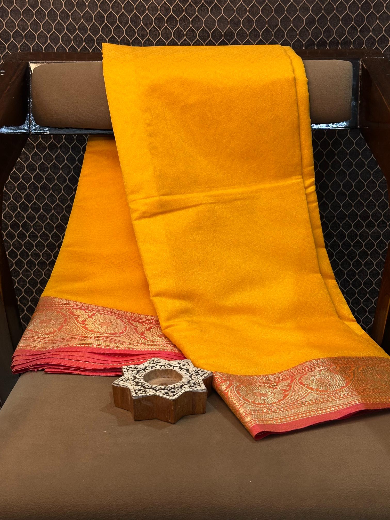 Eccentric zari weave Softsilk Banarasi saree