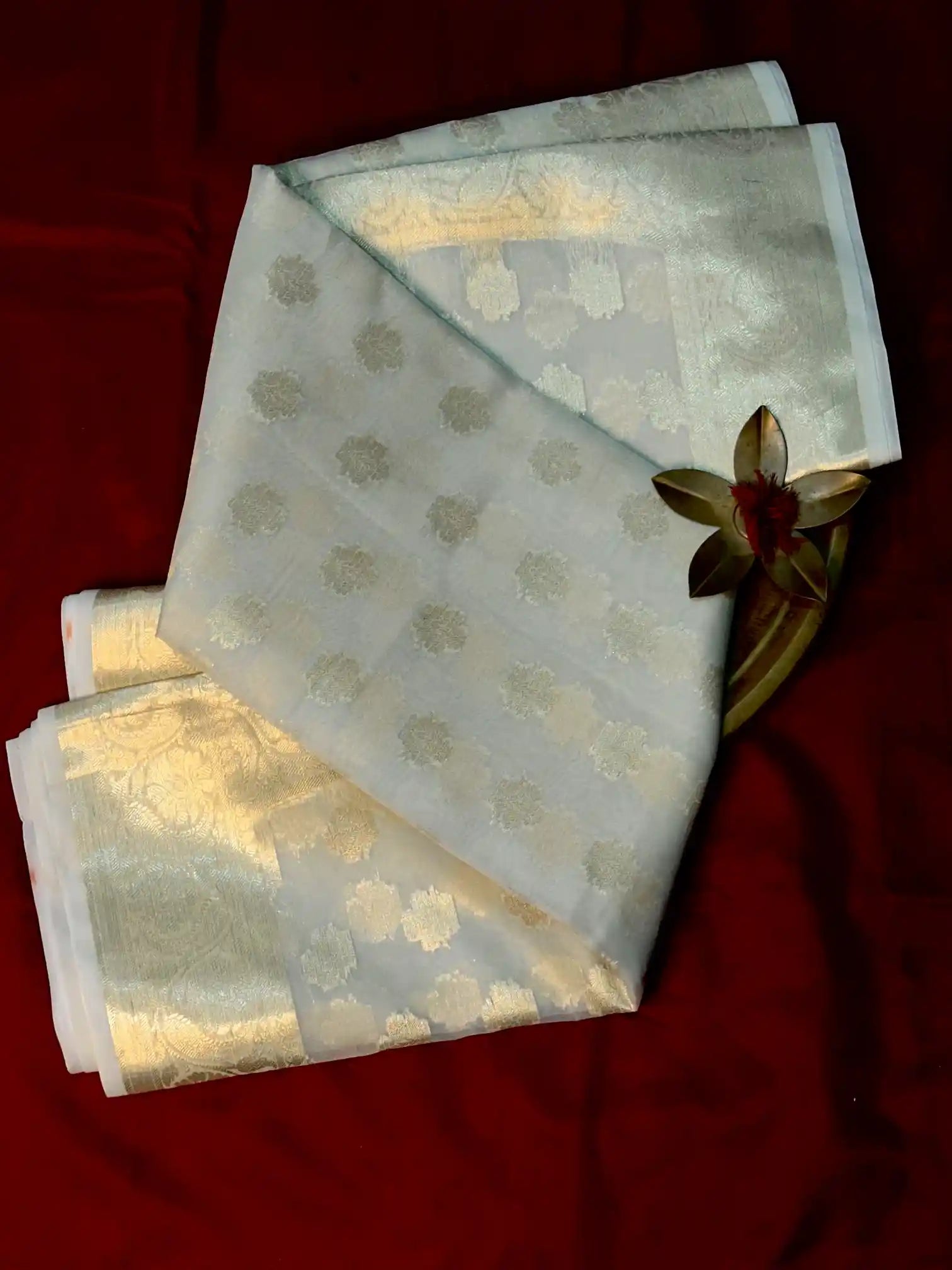 Premium Embossed Weave Softsilk Banarasi Saree