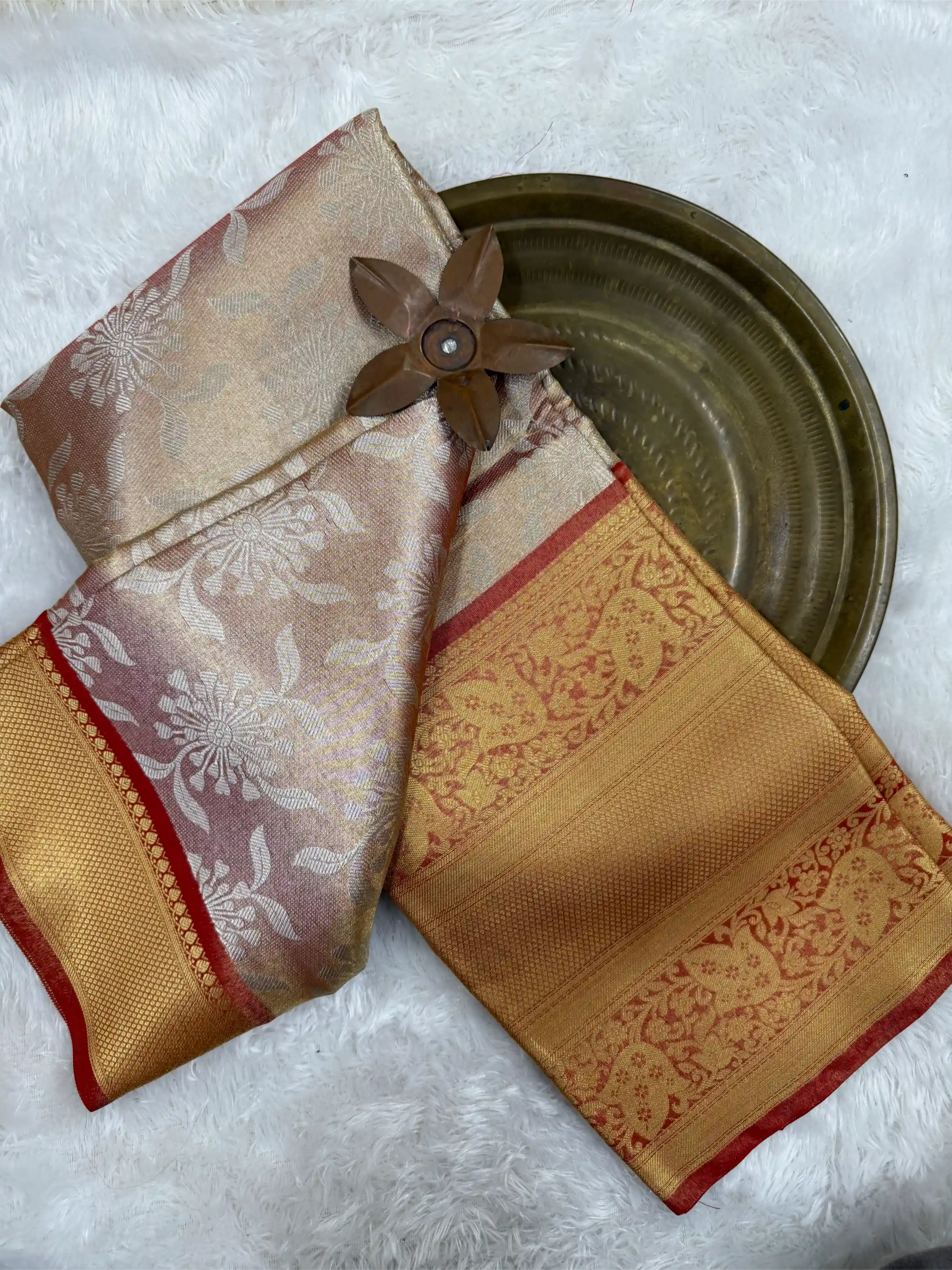 Premium Embossed Weave Softsilk Traditional Banarasi Saree