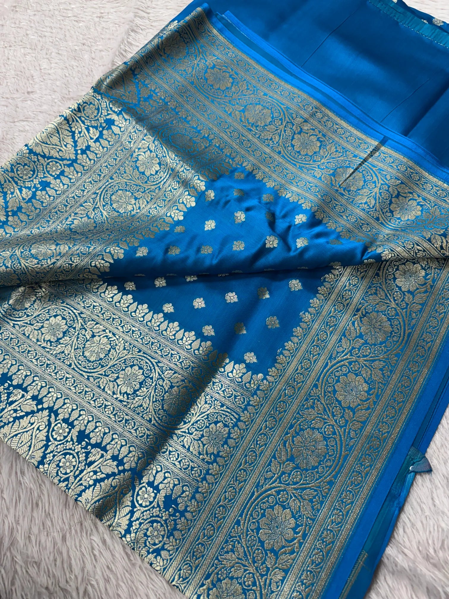Premium Satin Silk Bridal Banarasi Saree