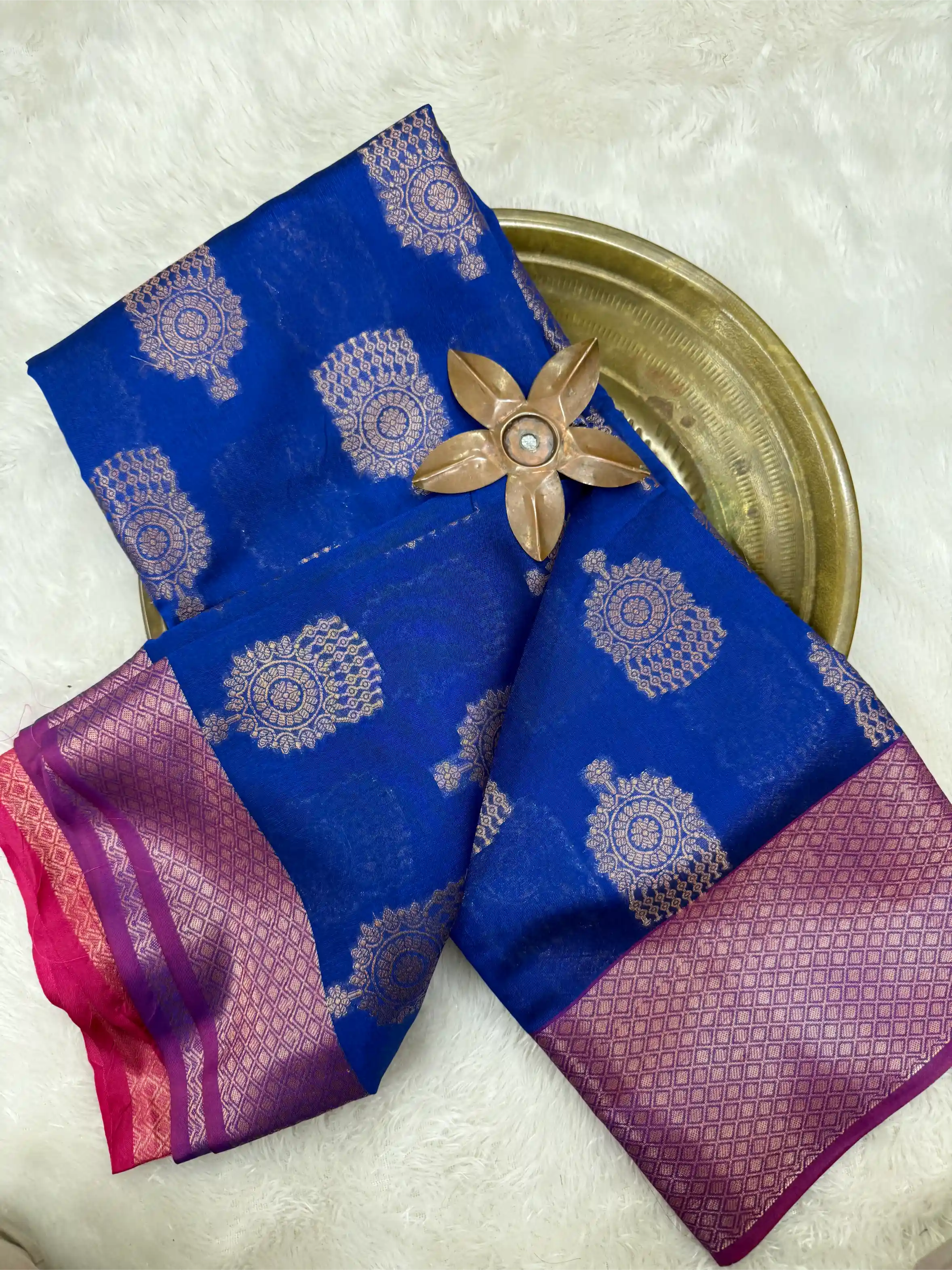 Premium Softsilk Heritage Weave Banarasi Saree